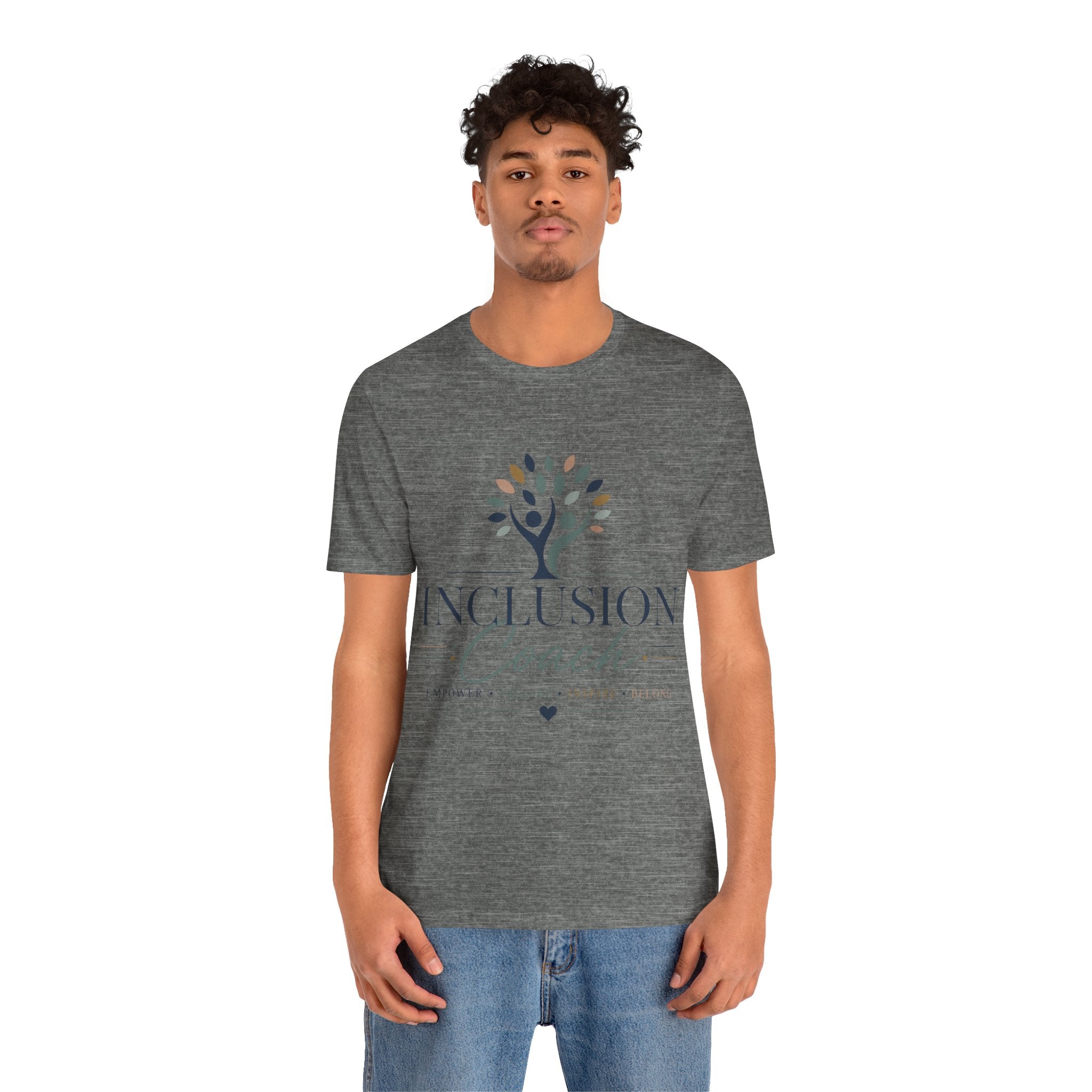 Inclusion Coach T-Shirt | Tree Logo, Empower Inclusivity, Diversity