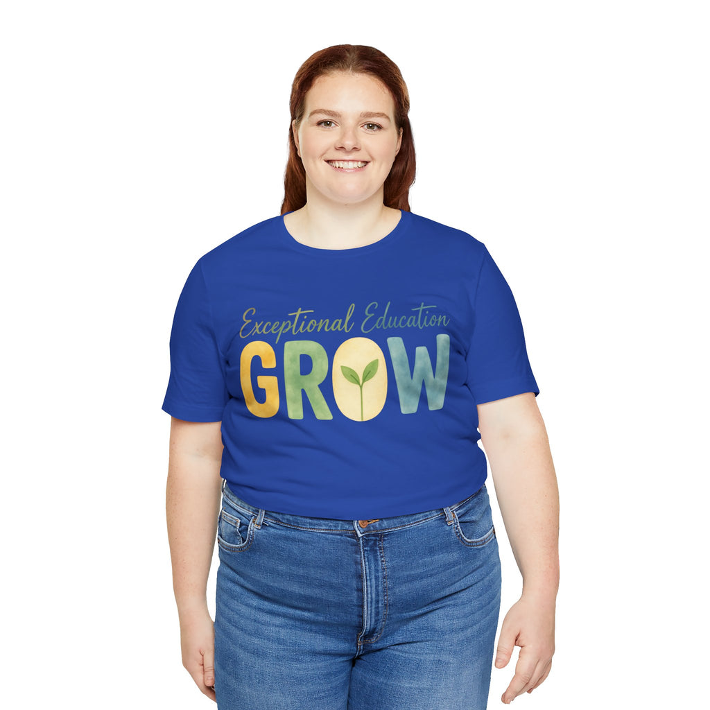 Exceptional Education Teacher Shirt GROW Special Education T Shirt SPED Teacher Gift Inclusive Classroom Autism Teacher Tee