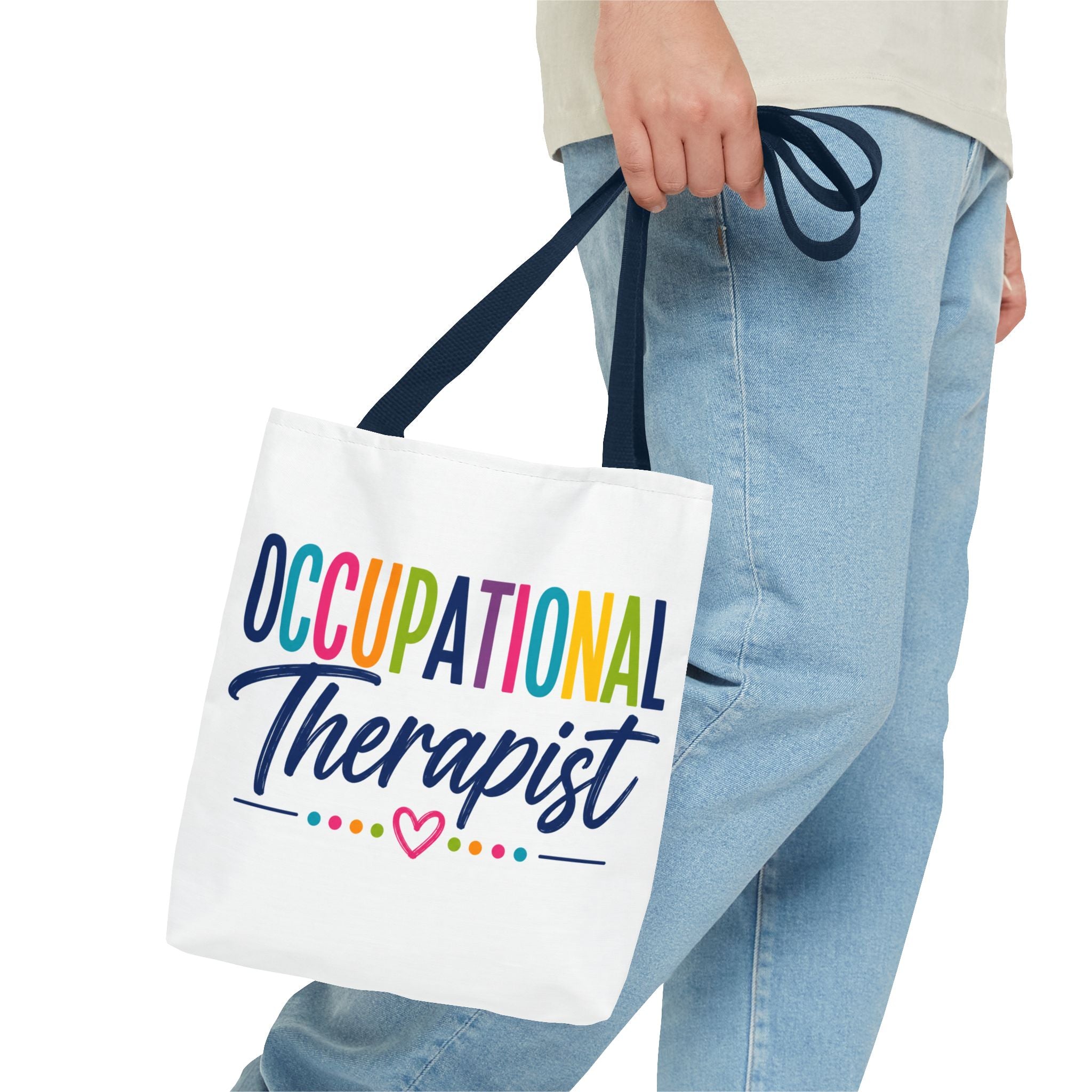Occupational Therapist Tote Bag | Rainbow Script Healthcare Professional