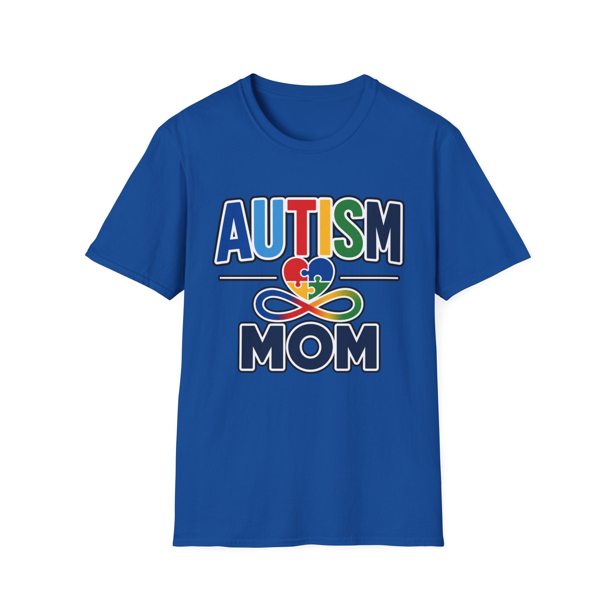 Autism Mom Heart Puzzle Infinity Shirt, Autism Awareness T-Shirt, Autism Acceptance Mom Gift, Neurodiversity Family Apparel