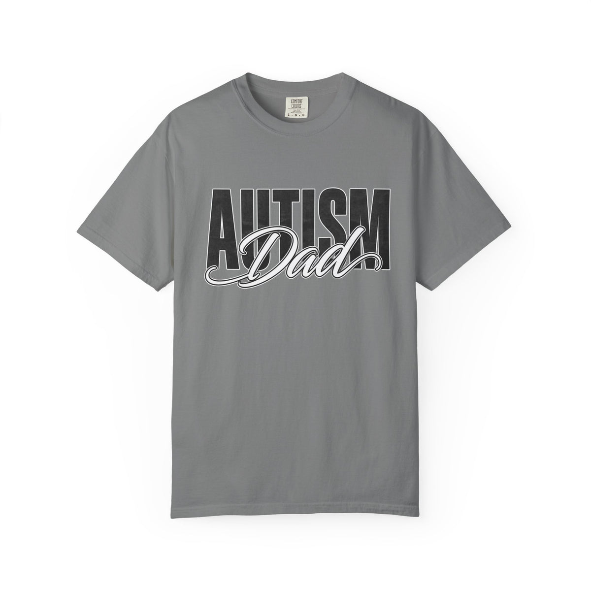 Autism Dad Shirt Autism Dad T Shirt Proud Autism Father Rainbow Block Letter Tee Autism Awareness Autism Acceptance Gift for Dad