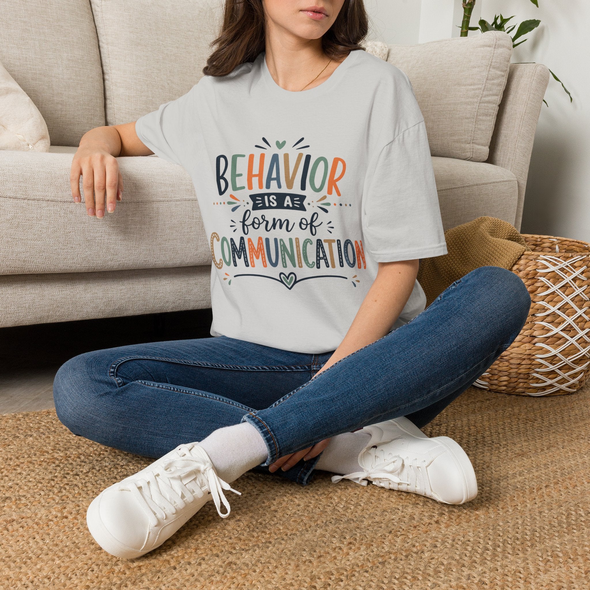 Behavior Is A Form Of Communication Shirt Special Education Teacher T Shirt Mental Health Autism ADHD Behavior Support Tee