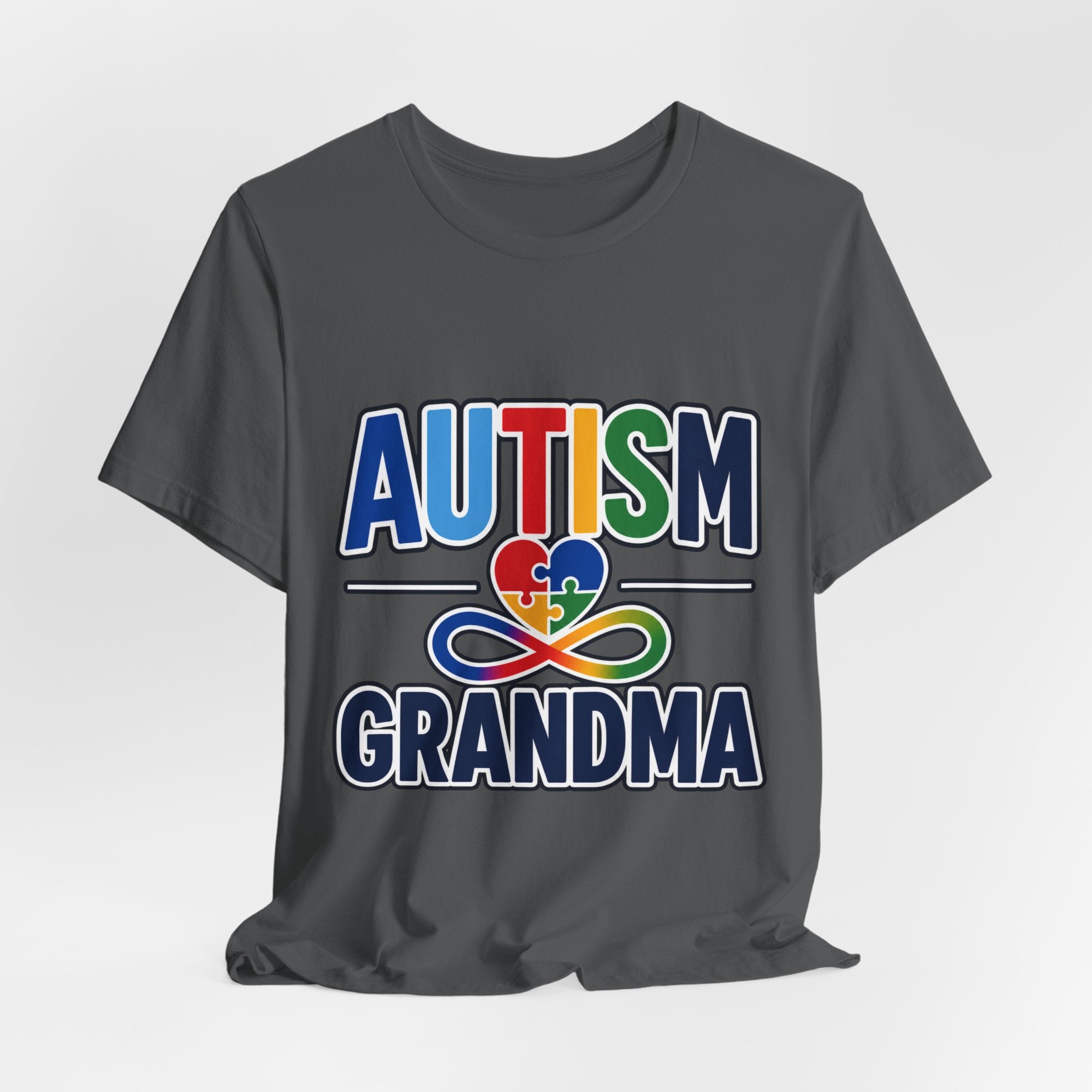 Autism Grandma Shirt | Puzzle Heart Infinity T-Shirt | Proud Autism Grandma Tee | Autism Awareness & Acceptance Gift