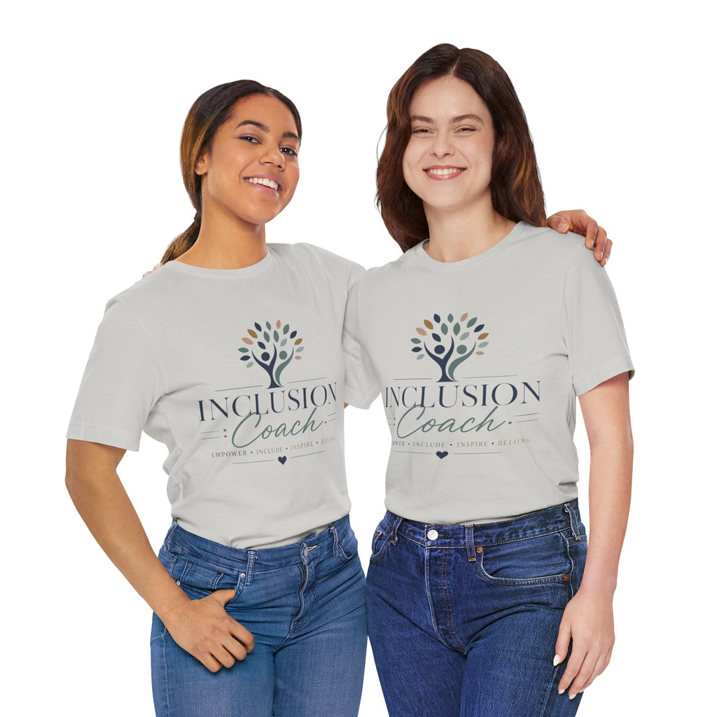 Inclusion Coach T-Shirt | Tree Logo, Empower Inclusivity, Diversity