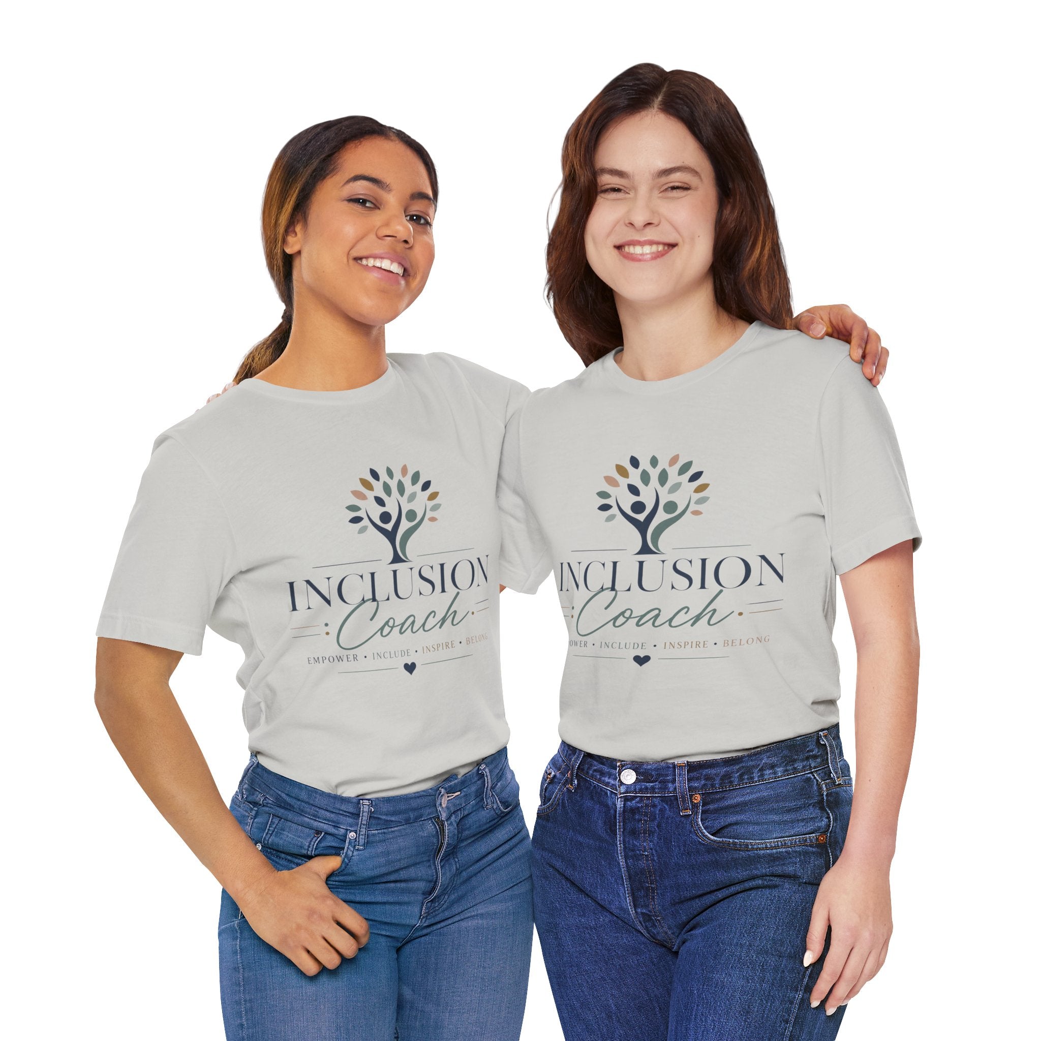 Inclusion Coach T-Shirt | Tree Logo, Empower Inclusivity, Diversity