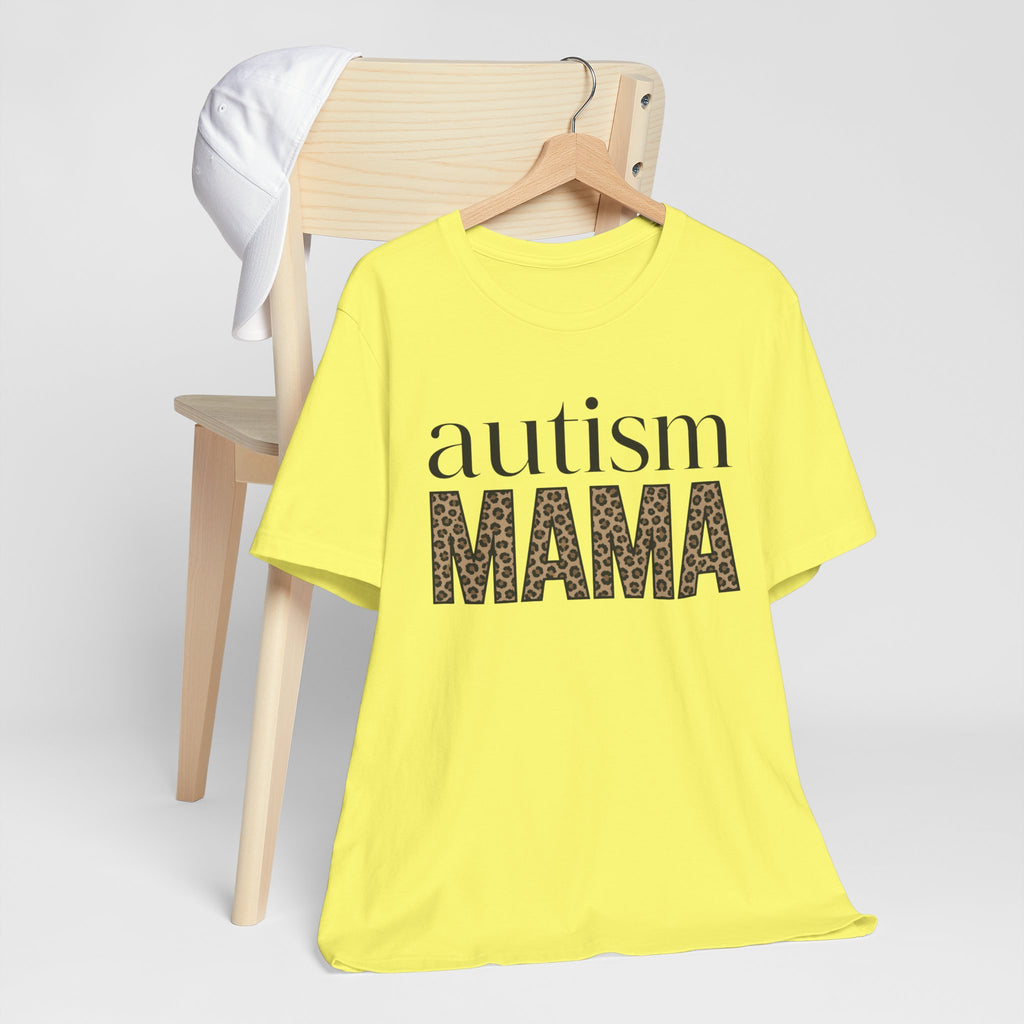 Autism MAMA Leopard Print Tee | Autism Awareness Shirt