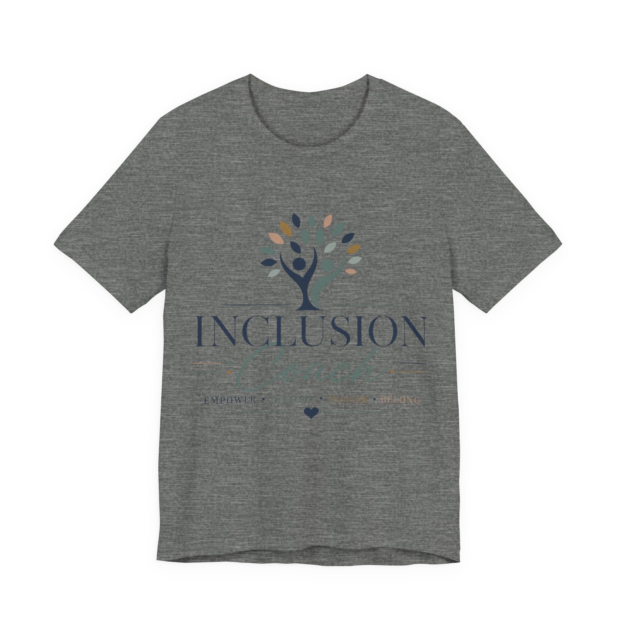 Inclusion Coach T-Shirt | Tree Logo, Empower Inclusivity, Diversity