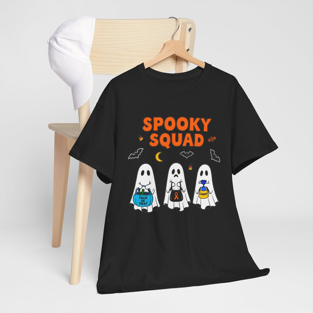 Spooky Squad Ghosts T-Shirt, Halloween Trick Or Treat Tee, Funny Halloween Family Shirt, Matching Halloween Group Costum