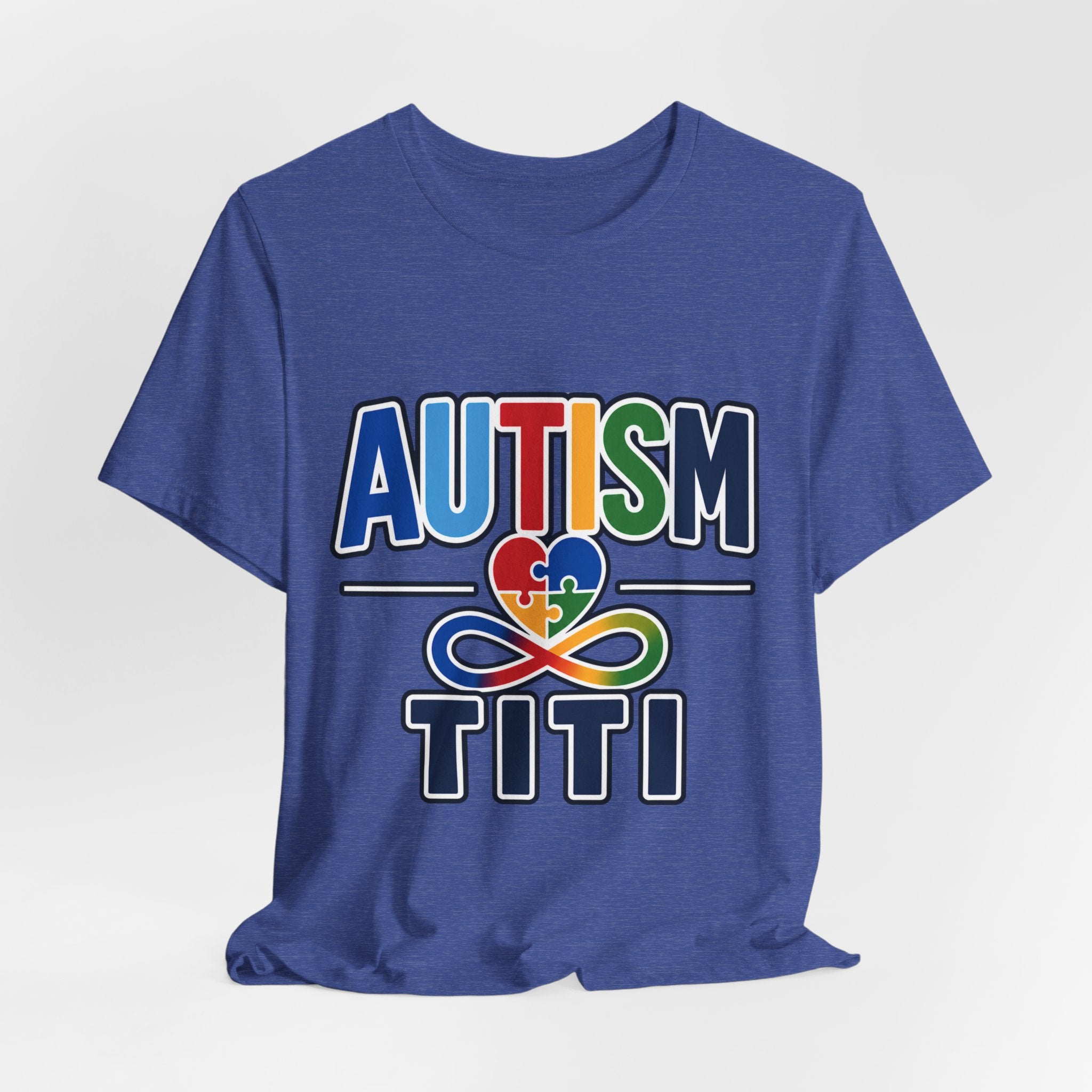 Autism Titi Shirt | Proud Autism Aunt T-Shirt | Spanish Tía Puzzle Heart Infinity Design | Autism Awareness & Acceptance Gift