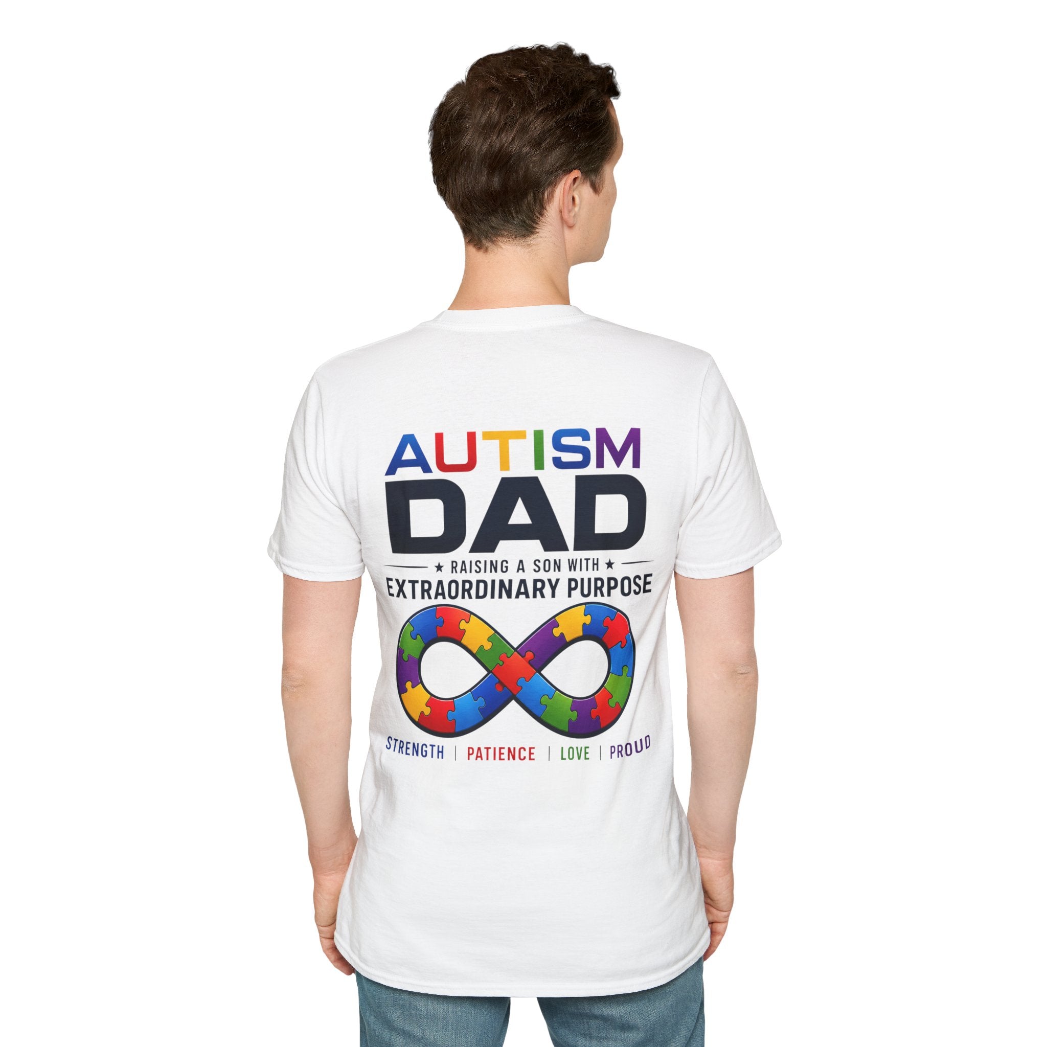 Autism Dad Shirt, Proud Dad Raising an Autistic Son Tee, Autism Acceptance T-Shirt, Special Needs Dad Gift, Autism Parent Shirt, Inclusion Apparel