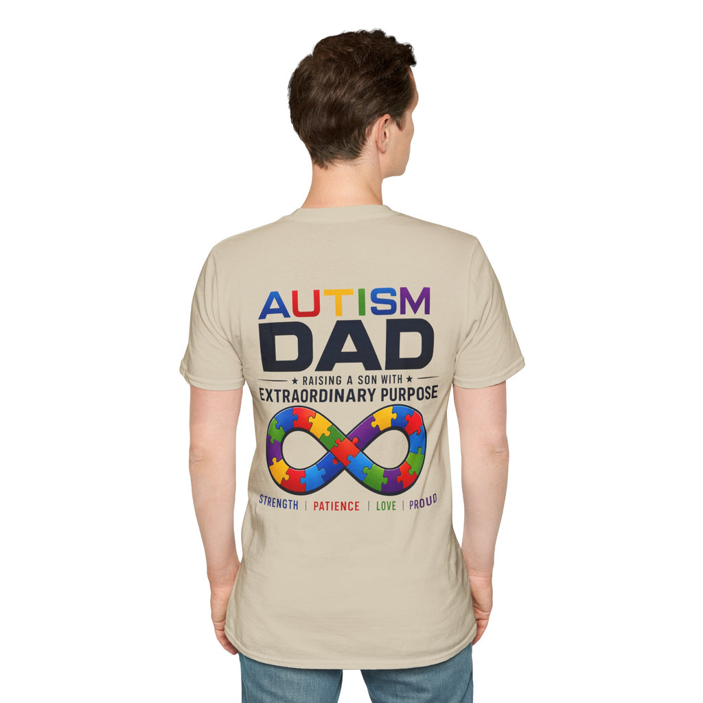 Autism Dad Shirt, Proud Dad Raising an Autistic Son Tee, Autism Acceptance T-Shirt, Special Needs Dad Gift, Autism Parent Shirt, Inclusion Apparel