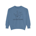 ASL Love Hand Sign Sweatshirt, Love Needs No Words Minimalist Line Art Hoodie, Autism Acceptance Sign Language Shirt, Nonverbal Gift