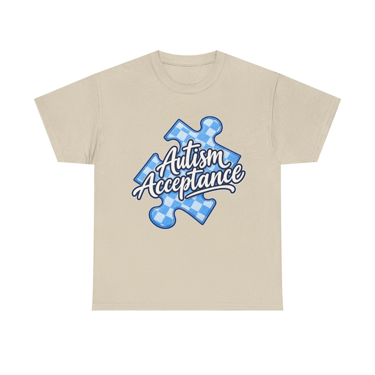Autism Acceptance Puzzle Piece T-Shirt, Awareness Support Tee, Autism Advocate Shirt, Neurodiversity Gift, Autism Family Apparel