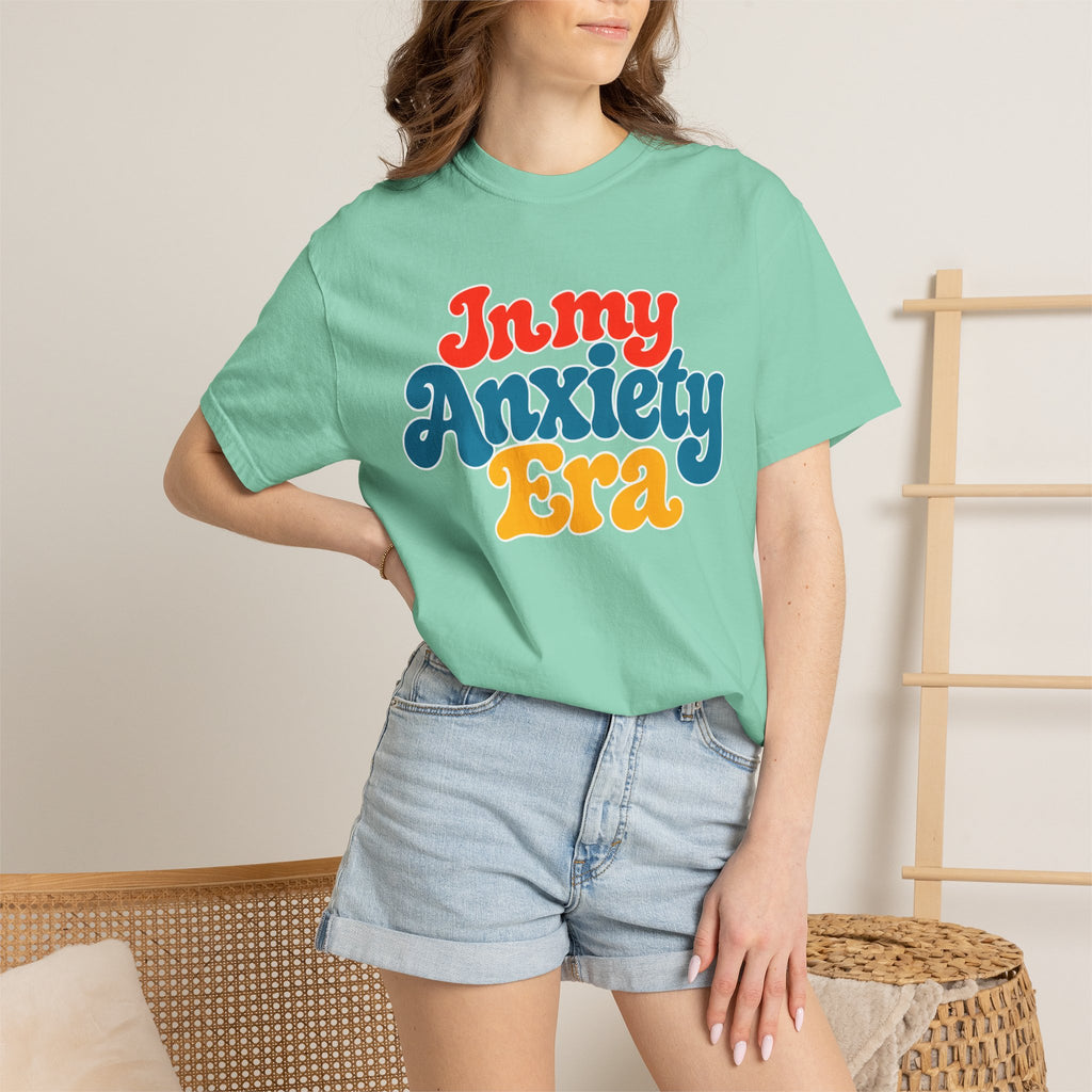 I Am In My Anxiety Era Shirt Anxiety Awareness T Shirt Mental Health Tee Cute Pastel Graphic Shirt Self Care Gift Unisex Apparel