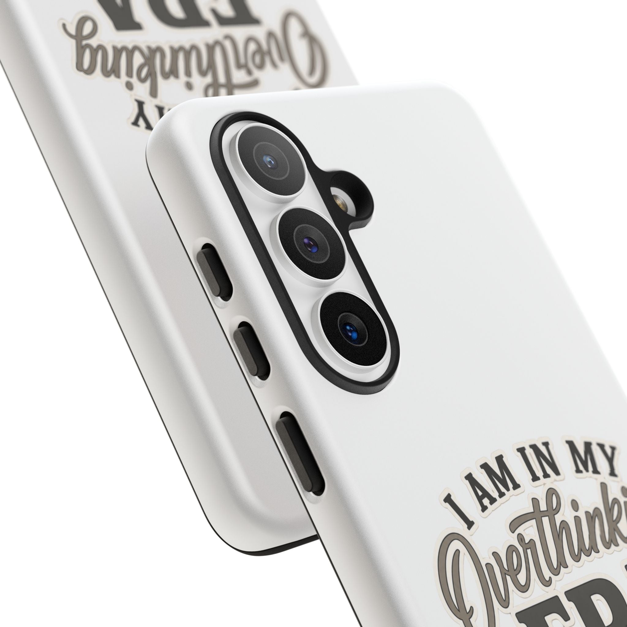 I Am In My Overthinking Era Phone Case Funny Anxiety Phone Case ADHD Tough Case Mental Health Gift Neurodivergent iPhone Samsung Case