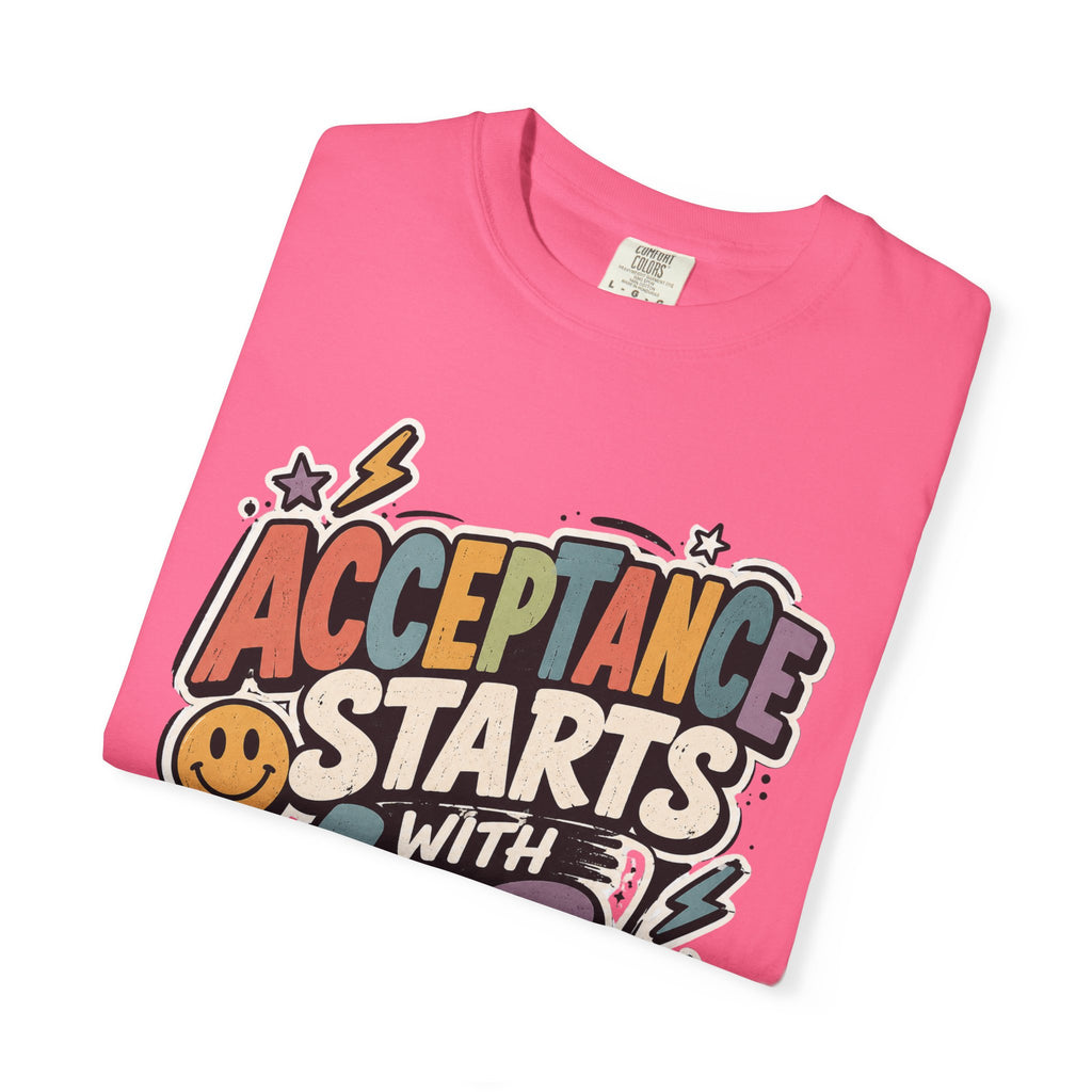 Autism Acceptance Shirt | Puzzle Heart Autism Awareness Shirt, Neurodiversity Inclusion Advocate Gift