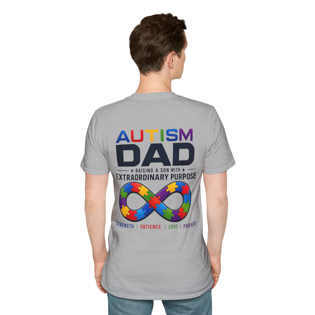 Autism Dad Shirt, Proud Dad Raising an Autistic Son Tee, Autism Acceptance T-Shirt, Special Needs Dad Gift, Autism Parent Shirt, Inclusion Apparel