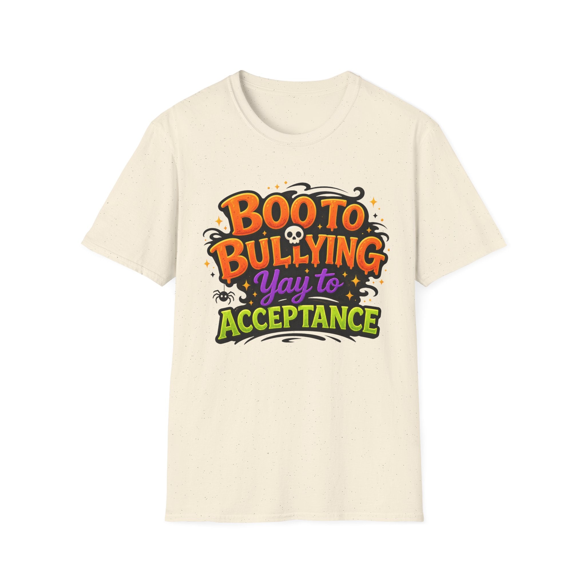 Boo to Bullying Halloween anti-bullying T-Shirt | Acceptance message