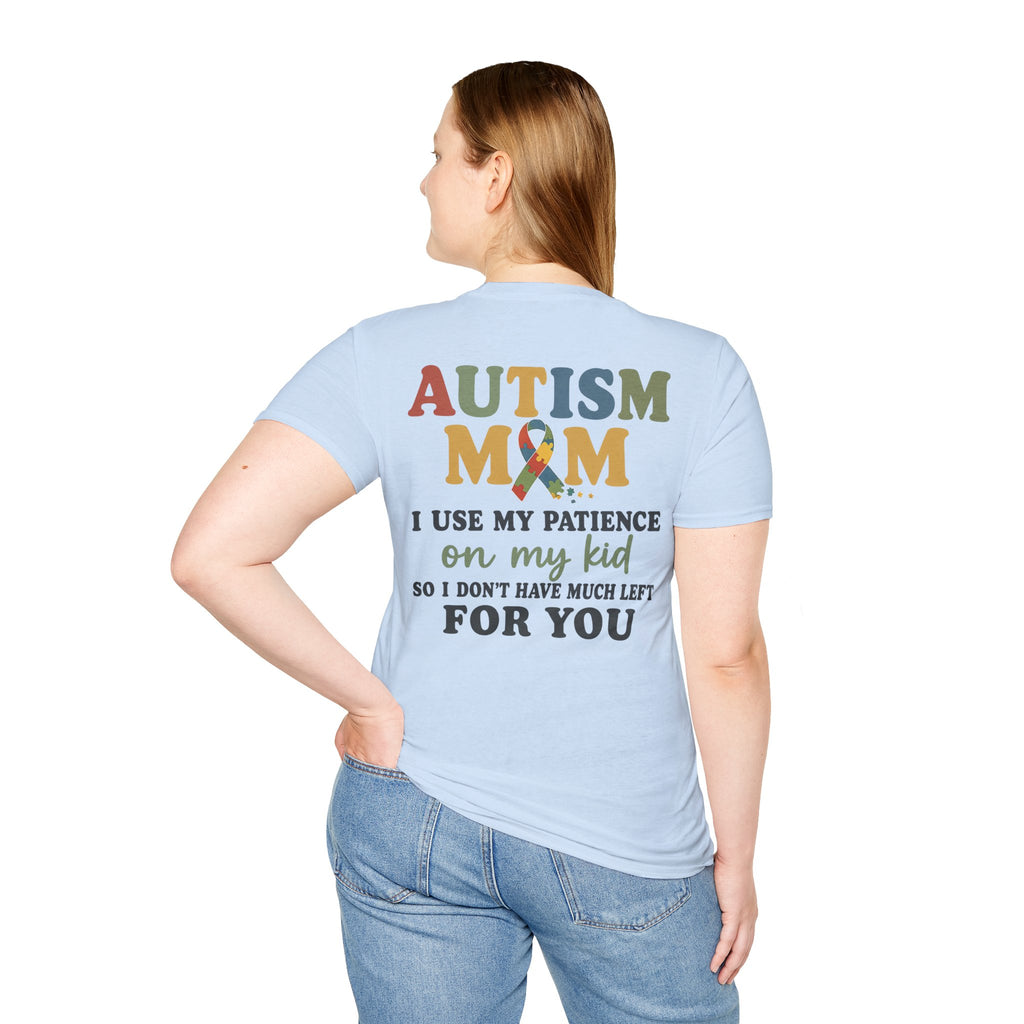 Autism Mom T-Shirt | Autism Awareness Ribbon, Supportive Mom Tee