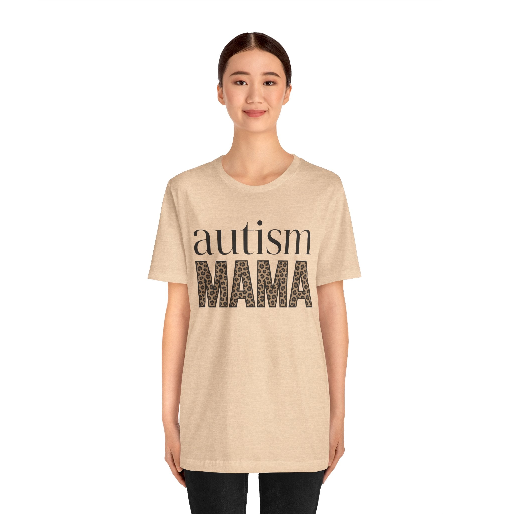 Autism MAMA Leopard Print Tee | Autism Awareness Shirt