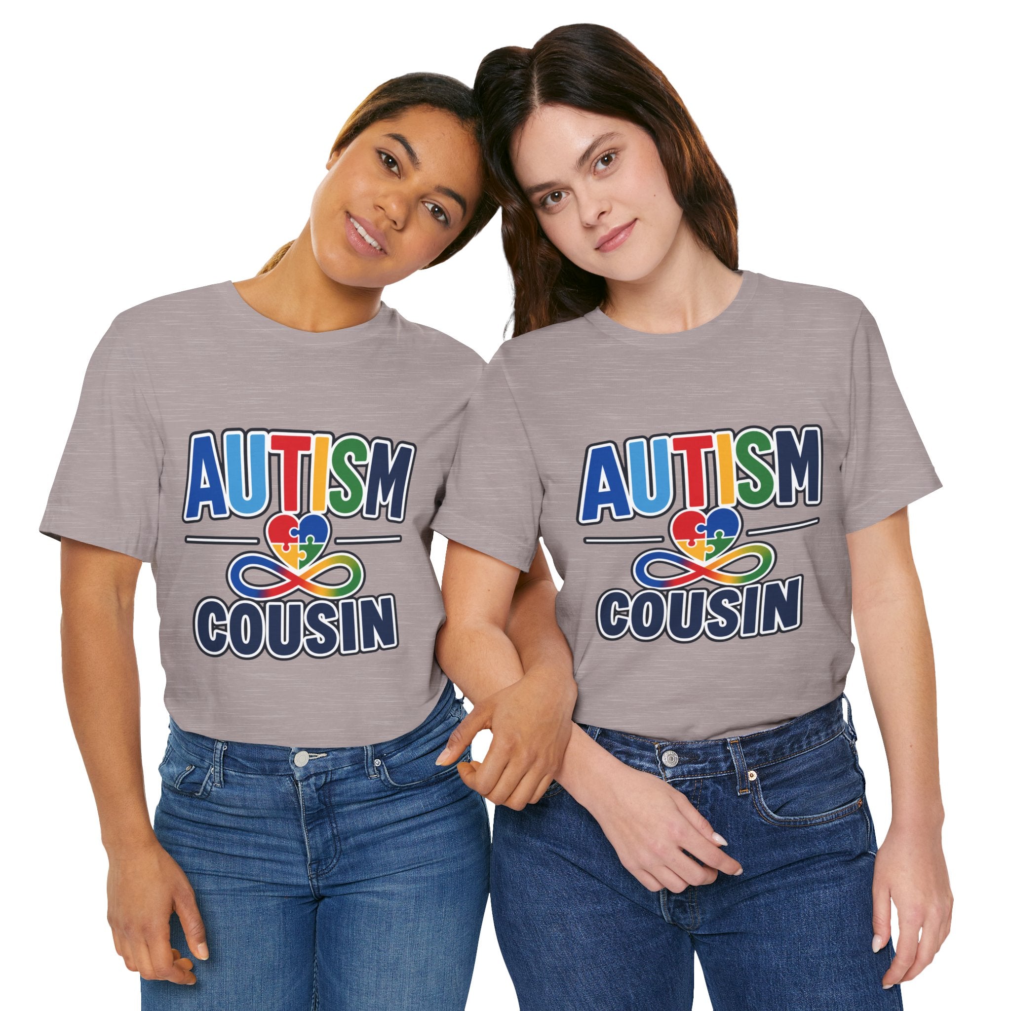 Autism Cousin Shirt | Proud Autism Cousin T-Shirt | Puzzle Heart Infinity Design | Autism Awareness & Acceptance Gift | Special Needs Family Apparel Tee