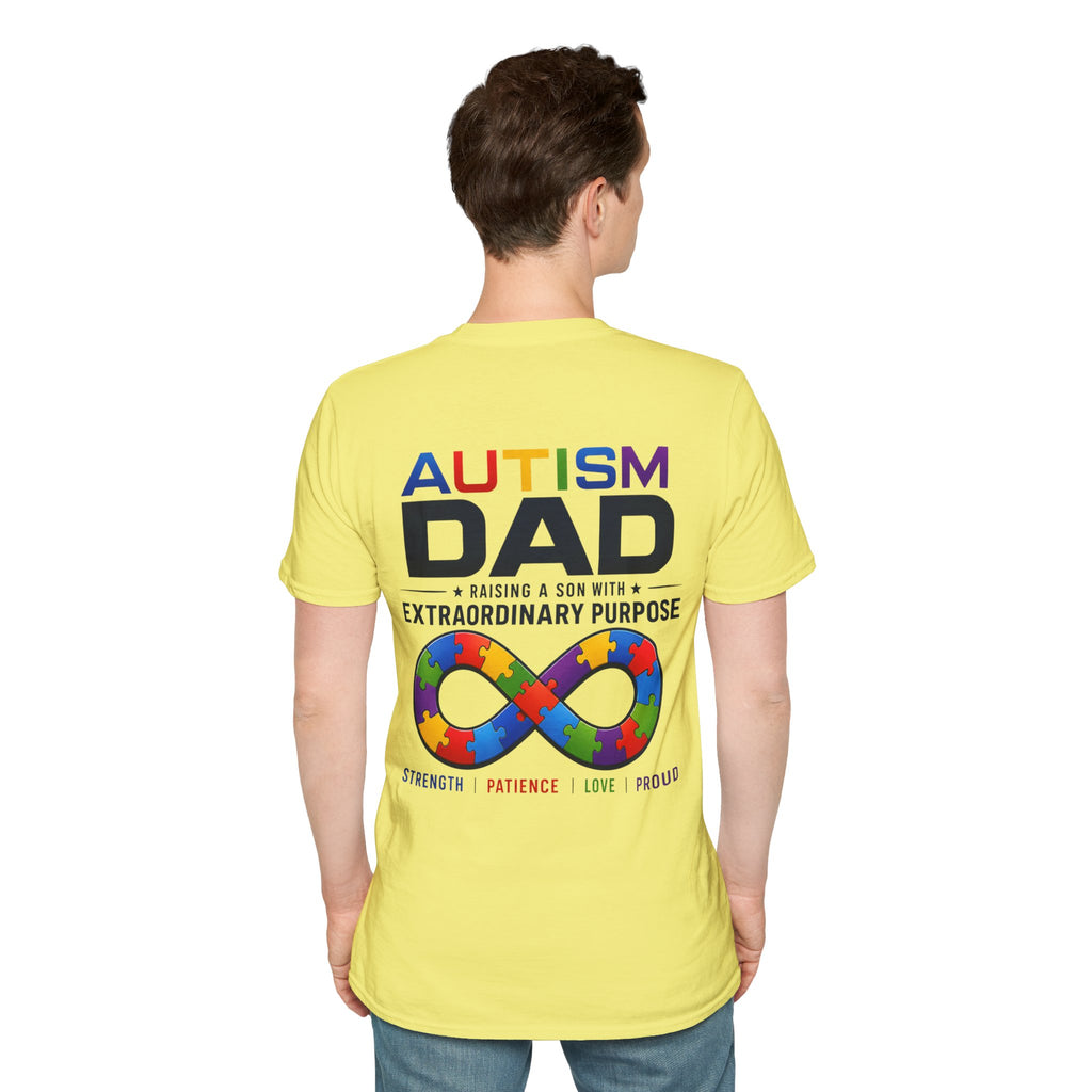 Autism Dad Shirt, Proud Dad Raising an Autistic Son Tee, Autism Acceptance T-Shirt, Special Needs Dad Gift, Autism Parent Shirt, Inclusion Apparel