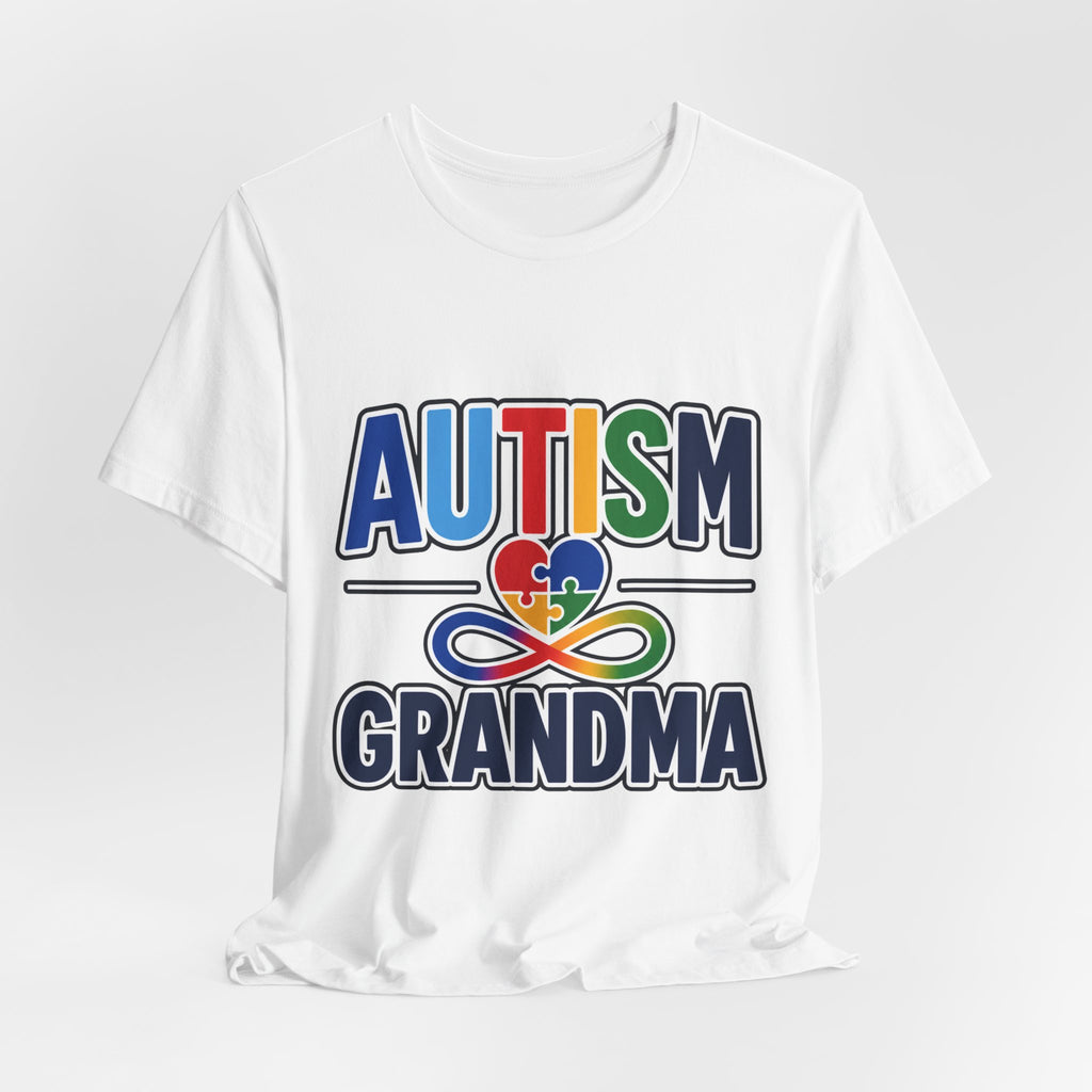 Autism Grandma Shirt | Puzzle Heart Infinity T-Shirt | Proud Autism Grandma Tee | Autism Awareness & Acceptance Gift