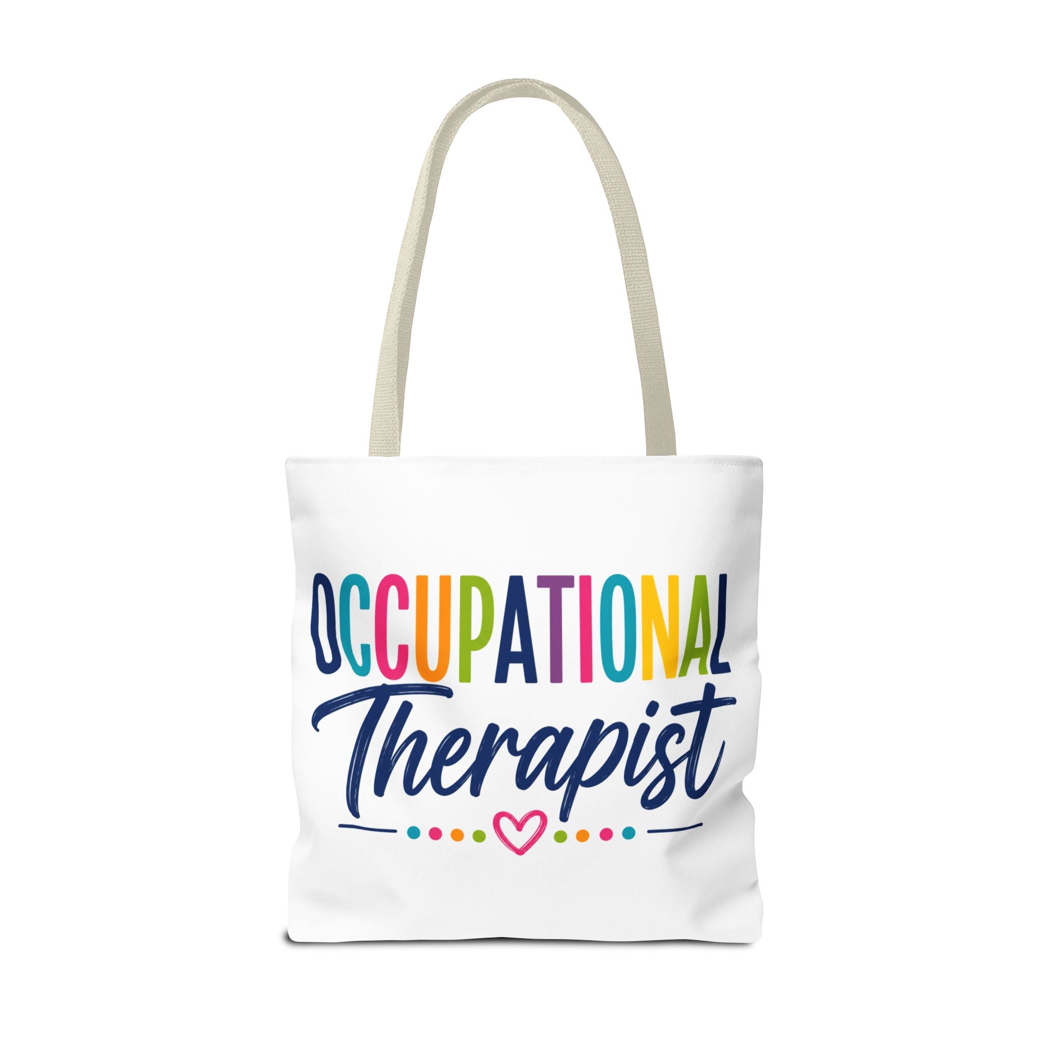Occupational Therapist Tote Bag | Rainbow Script Healthcare Professional