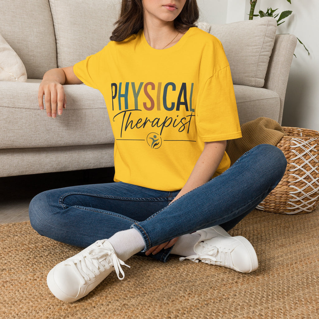 Physical Therapist Shirt | PT T-Shirt | Colorful Therapy Graphic Tee | Physical Therapy Gift | Therapist Apparel | Healthcare Professional