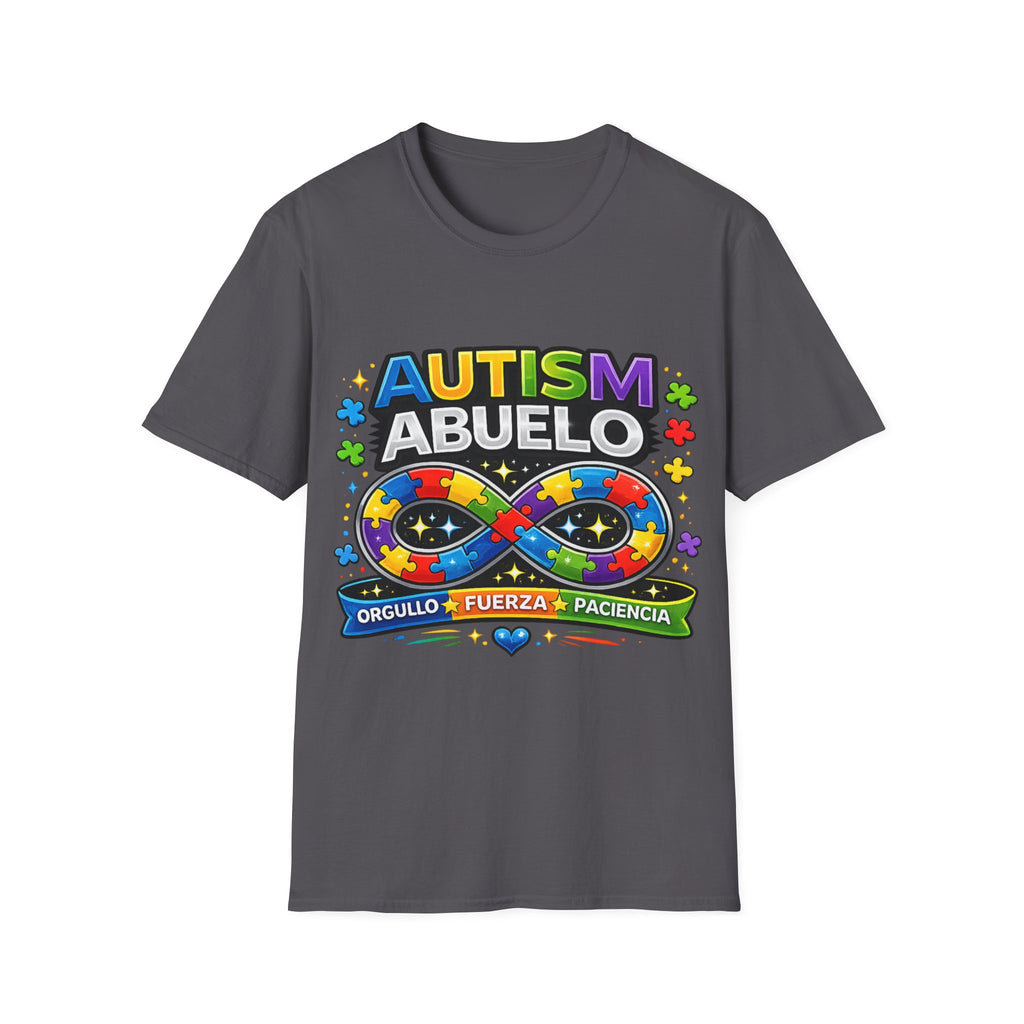 Autism Abuelo Shirt, Proud Autism Grandpa Tee, Spanish Grandpa Gift, Autism Acceptance Shirt, Infinity Symbol T-Shirt, Autism Family Apparel