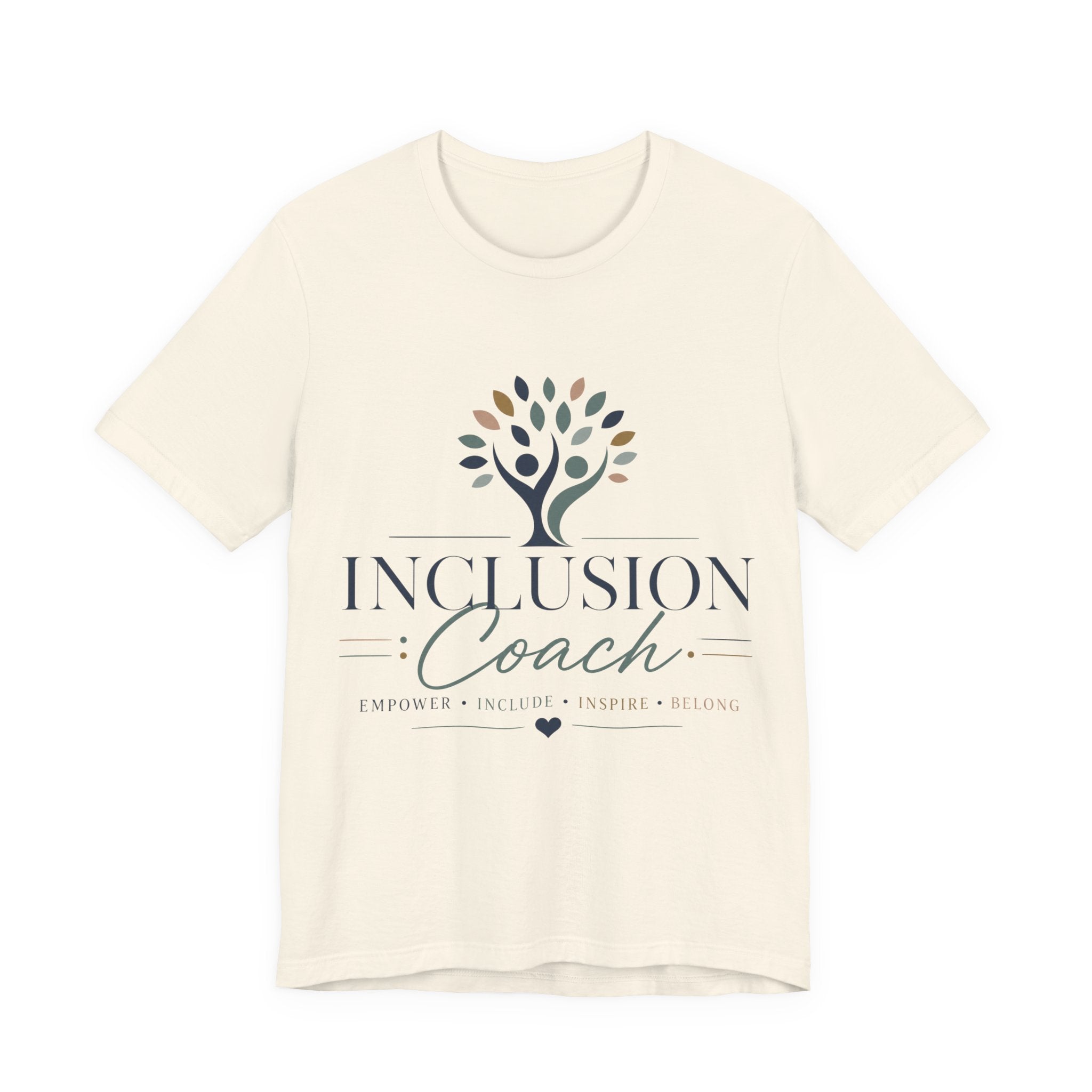 Inclusion Coach T-Shirt | Tree Logo, Empower Inclusivity, Diversity