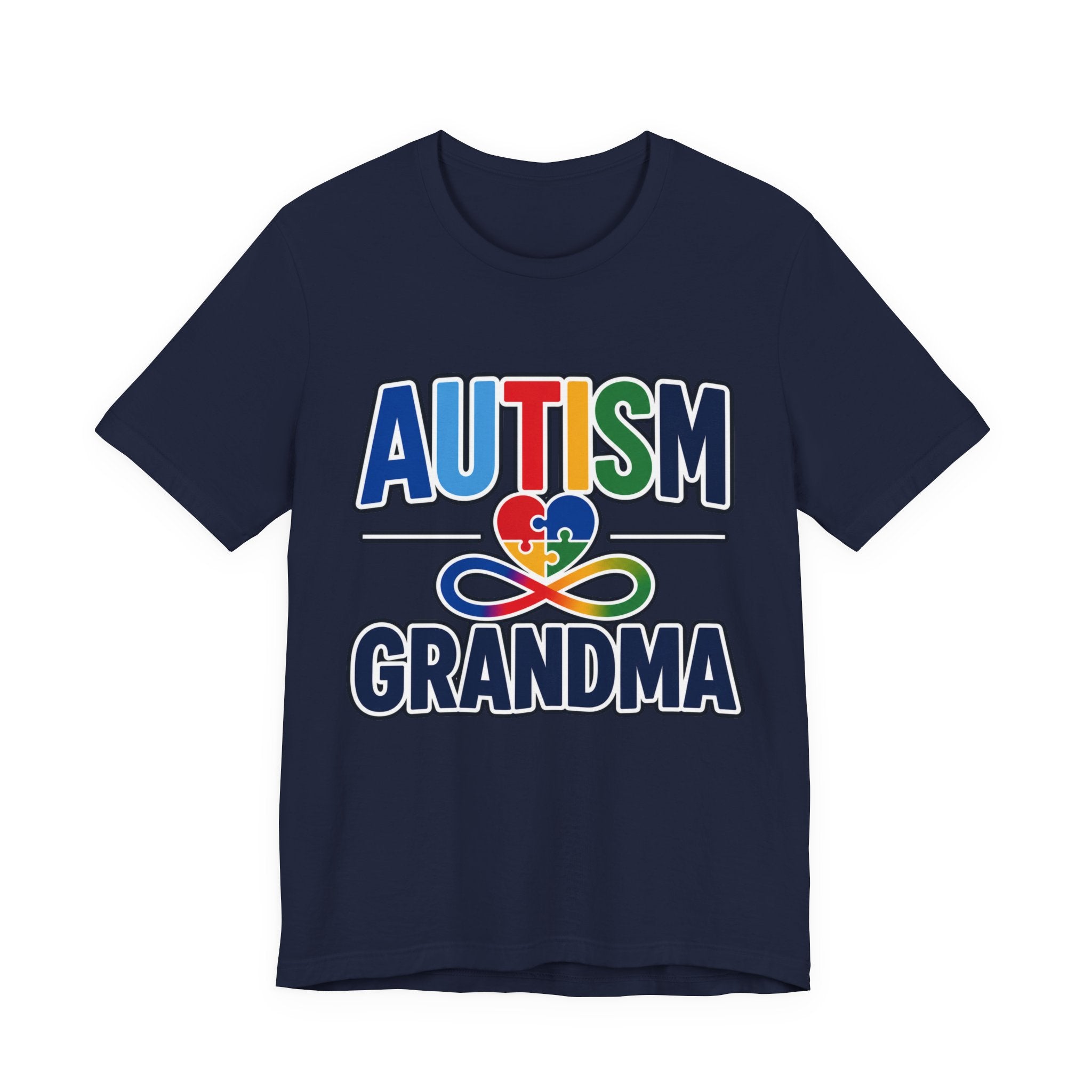 Autism Grandma Shirt | Puzzle Heart Infinity T-Shirt | Proud Autism Grandma Tee | Autism Awareness & Acceptance Gift