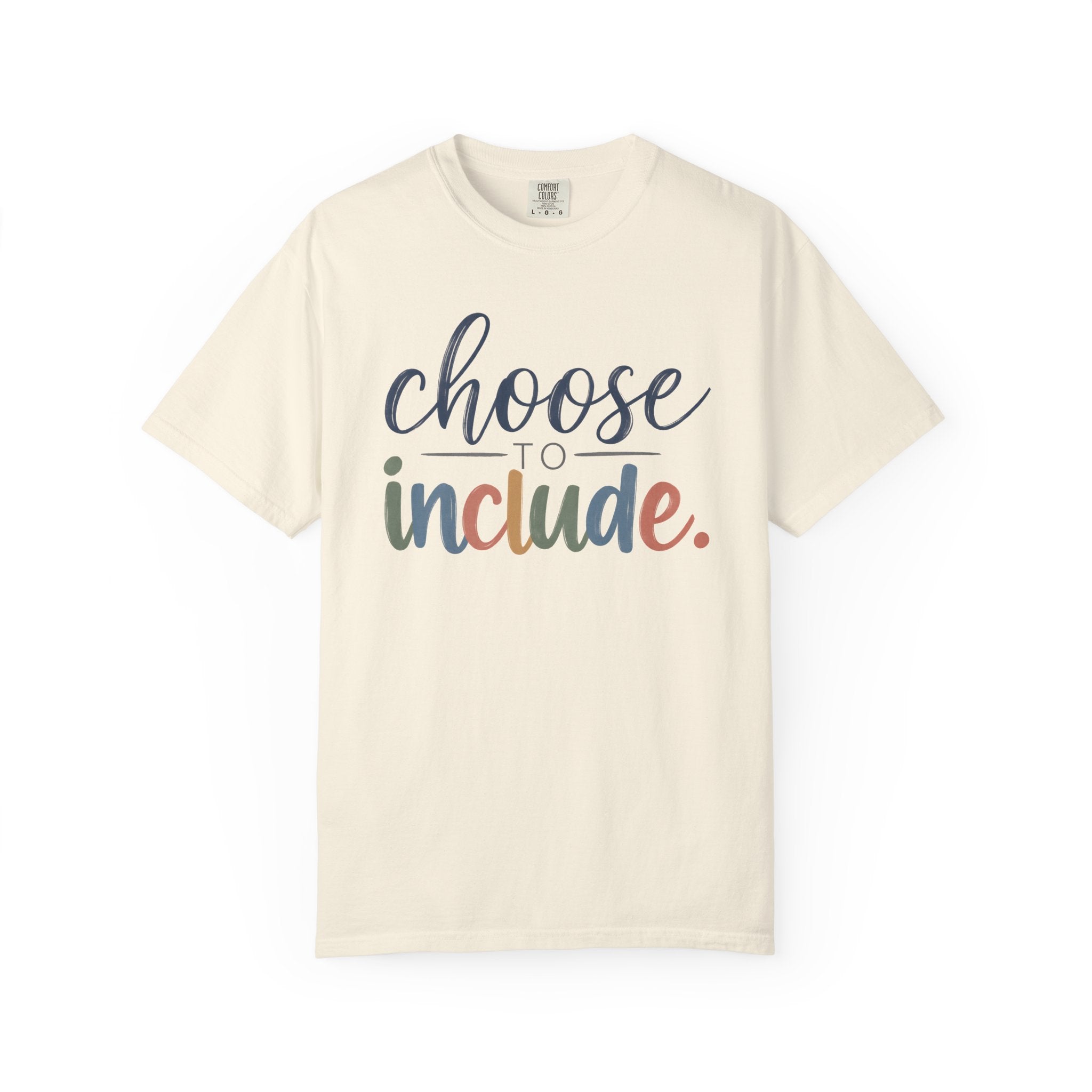 Choose To Include Shirt, Inclusion Pride Typography Tee, Autism Acceptance T-Shirt, Special Education Teacher Gift, Diversity Apparel