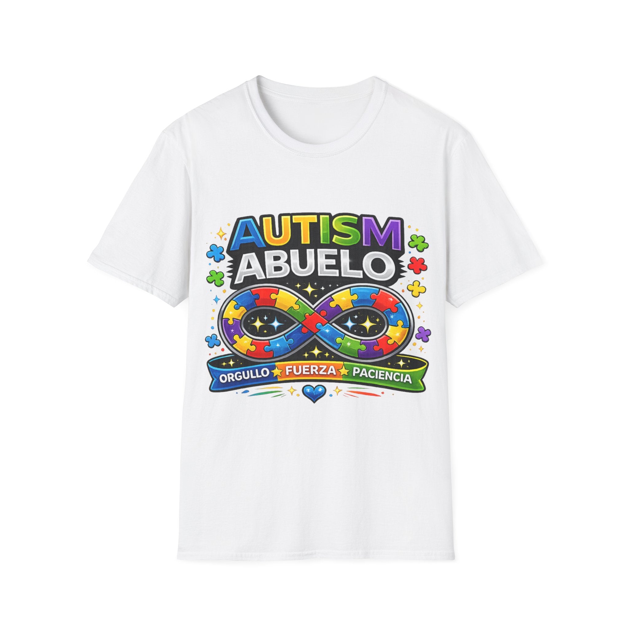 Autism Abuelo Shirt, Proud Autism Grandpa Tee, Spanish Grandpa Gift, Autism Acceptance Shirt, Infinity Symbol T-Shirt, Autism Family Apparel