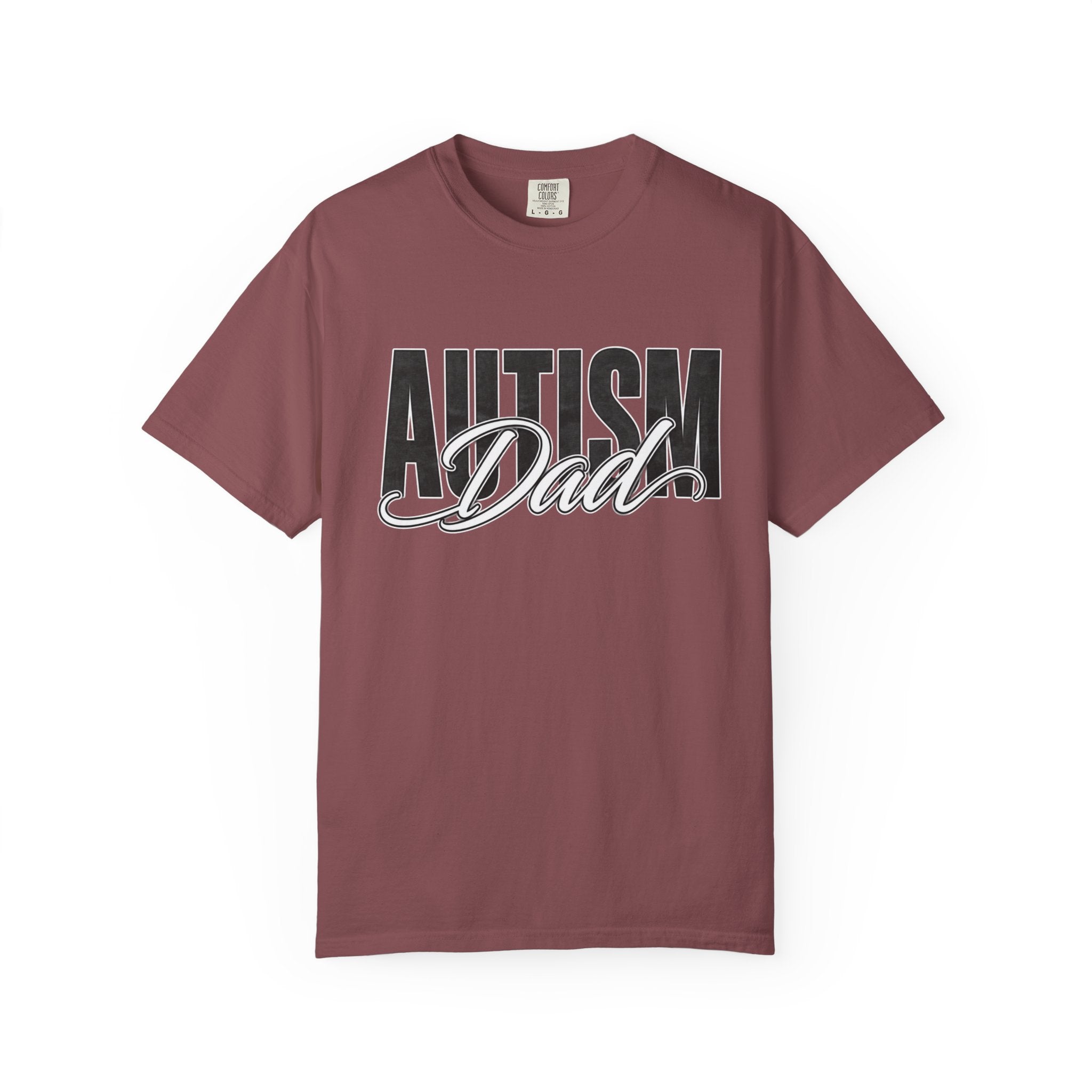 Autism Dad Shirt Autism Dad T Shirt Proud Autism Father Rainbow Block Letter Tee Autism Awareness Autism Acceptance Gift for Dad