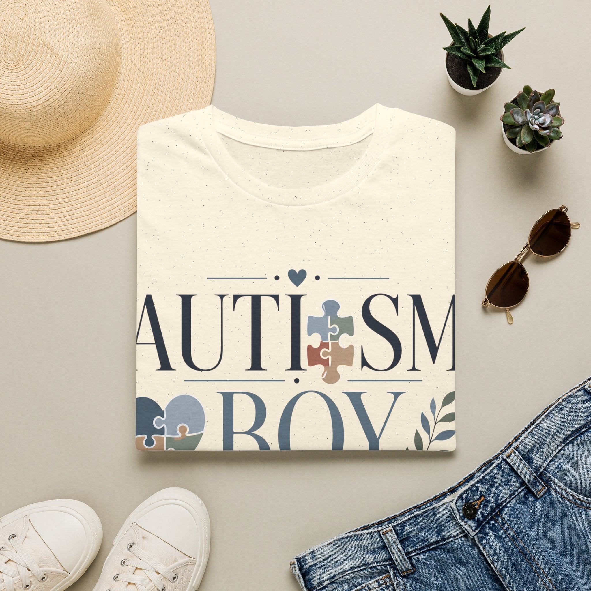 Autism Boy Mom Shirt | Proud Autism Mom T-Shirt | Puzzle Heart Infinity Design | Autism Awareness & Acceptance Gift | Special Needs Mom Apparel
