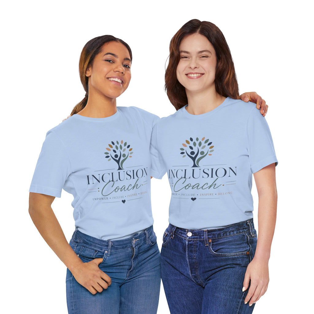 Inclusion Coach T-Shirt | Tree Logo, Empower Inclusivity, Diversity