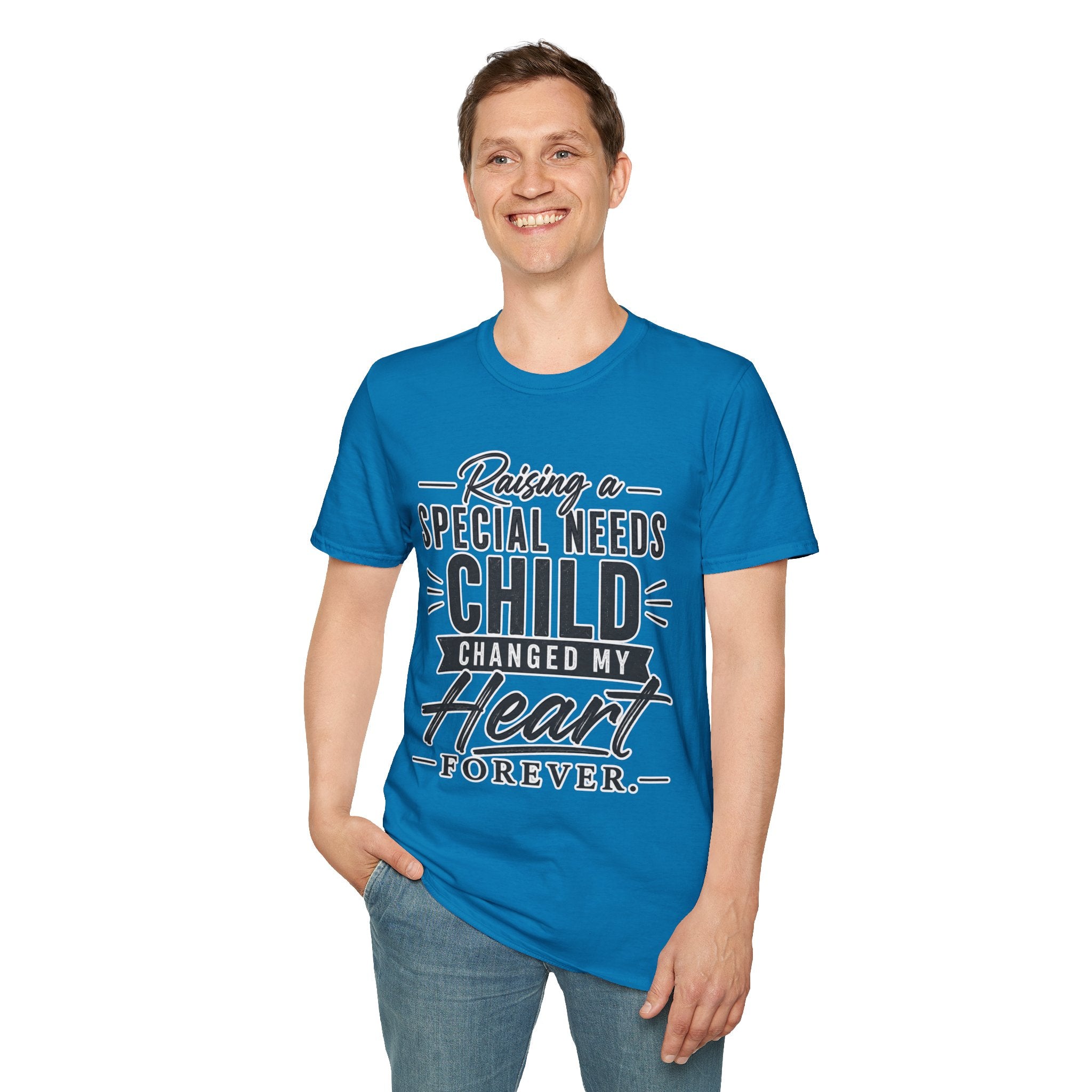 Raising a Special Needs Child T-Shirt — Supportive Special Needs Parent Awareness Tee