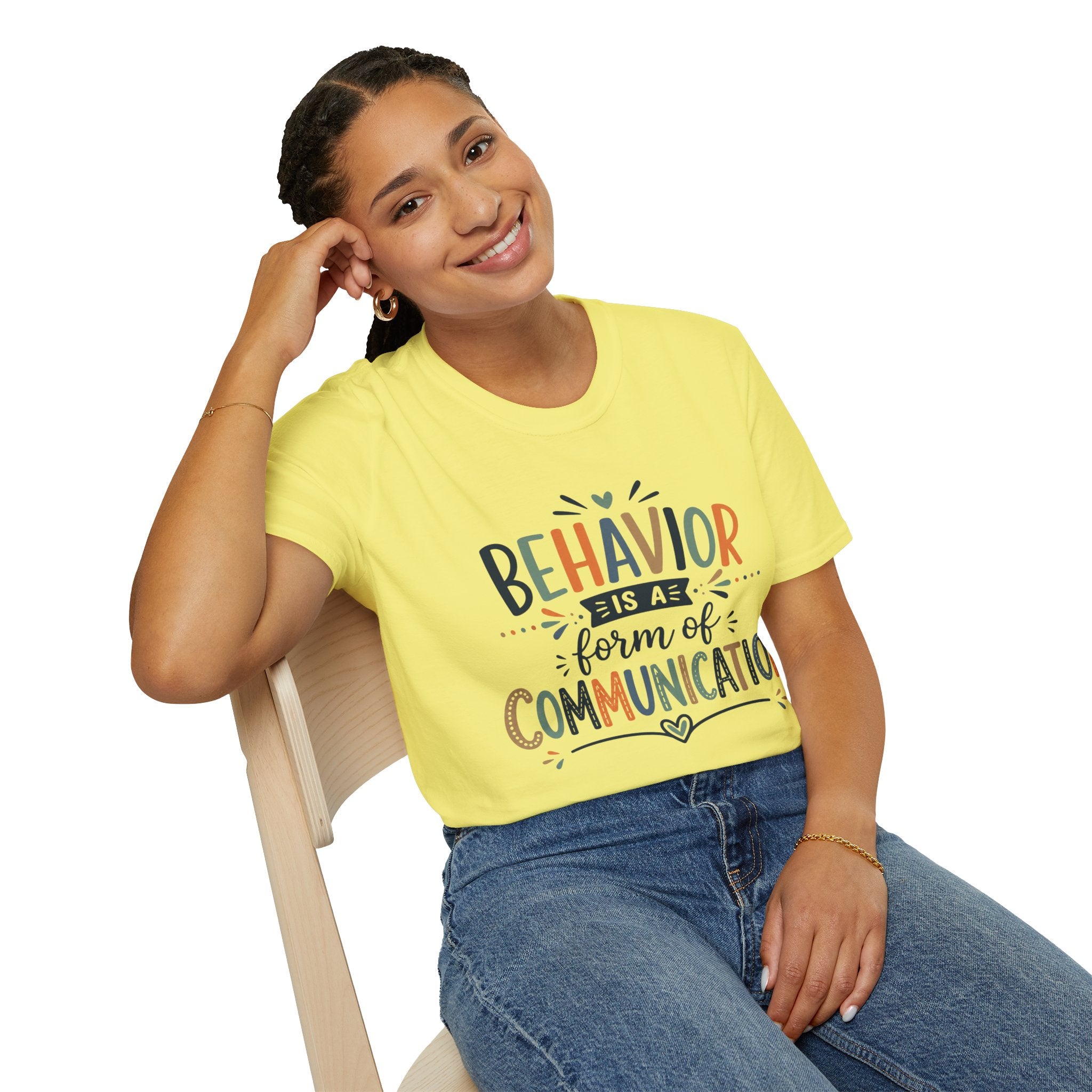 Behavior Is A Form Of Communication Shirt Special Education Teacher T Shirt Mental Health Autism ADHD Behavior Support Tee