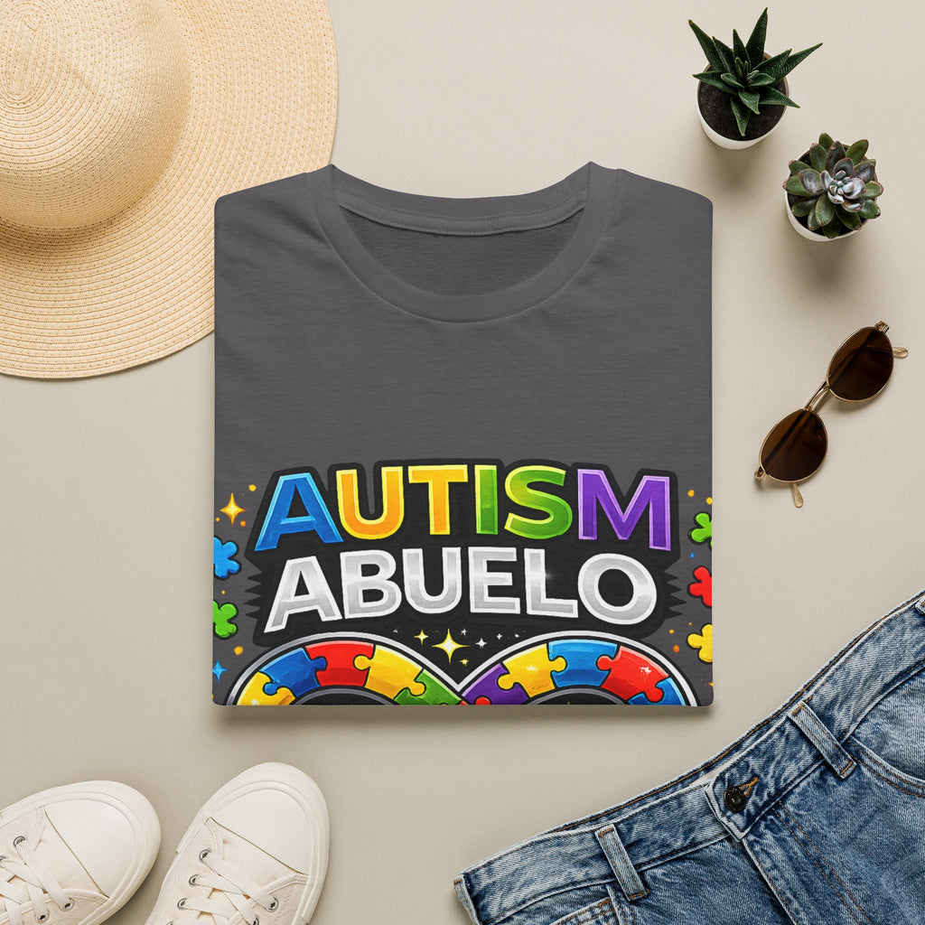 Autism Abuelo Shirt, Proud Autism Grandpa Tee, Spanish Grandpa Gift, Autism Acceptance Shirt, Infinity Symbol T-Shirt, Autism Family Apparel