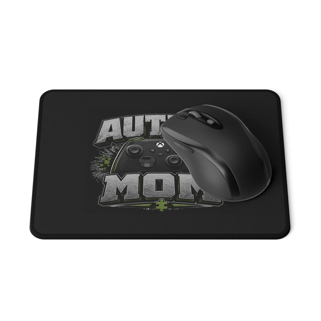 Autism Mom Gaming Mouse Pad | Non-Slip Controller Puzzle Piece Desk Mat | Autism Awareness Gift for Gamers