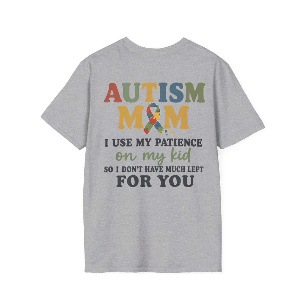 Autism Mom T-Shirt | Autism Awareness Ribbon, Supportive Mom Tee