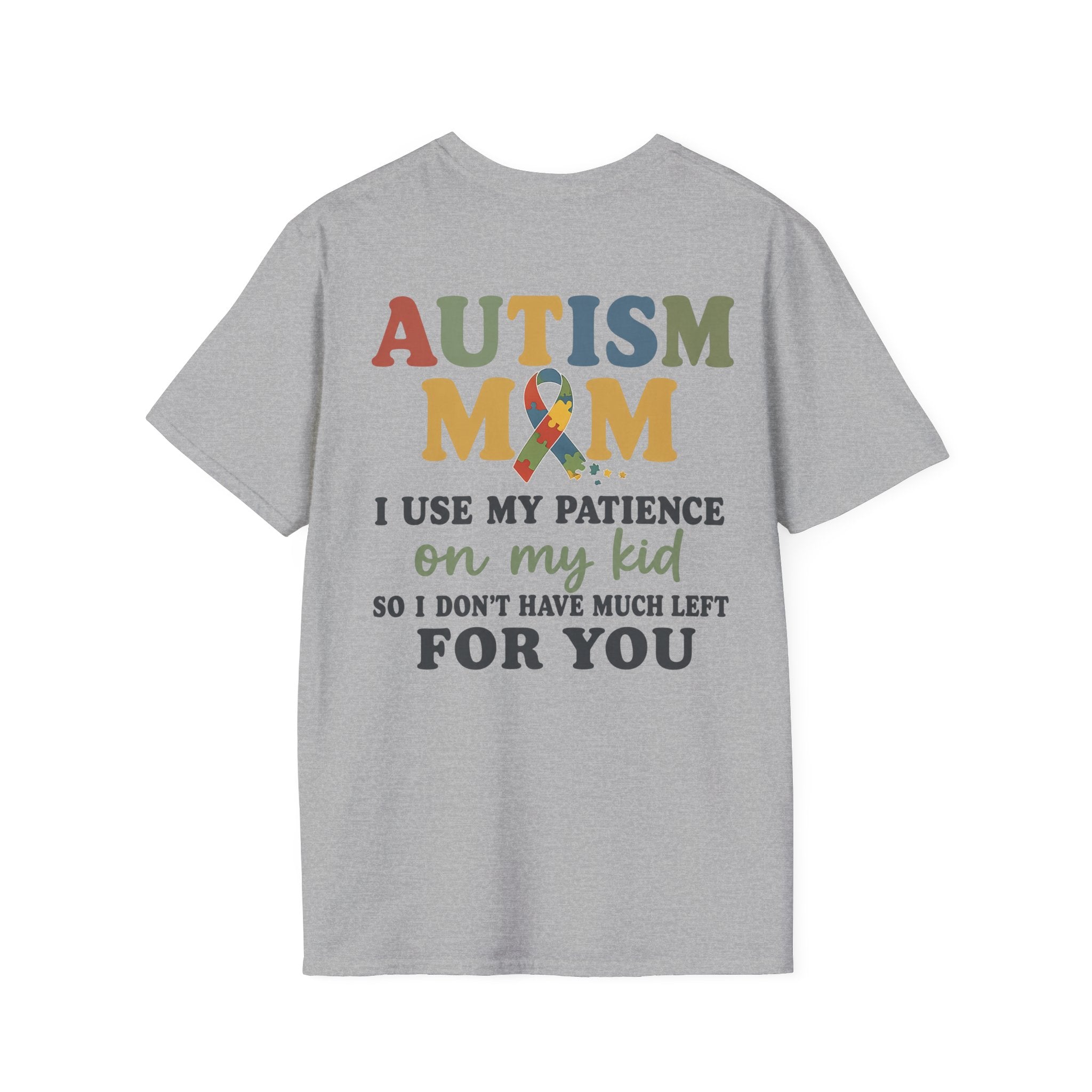 Autism Mom T-Shirt | Autism Awareness Ribbon, Supportive Mom Tee