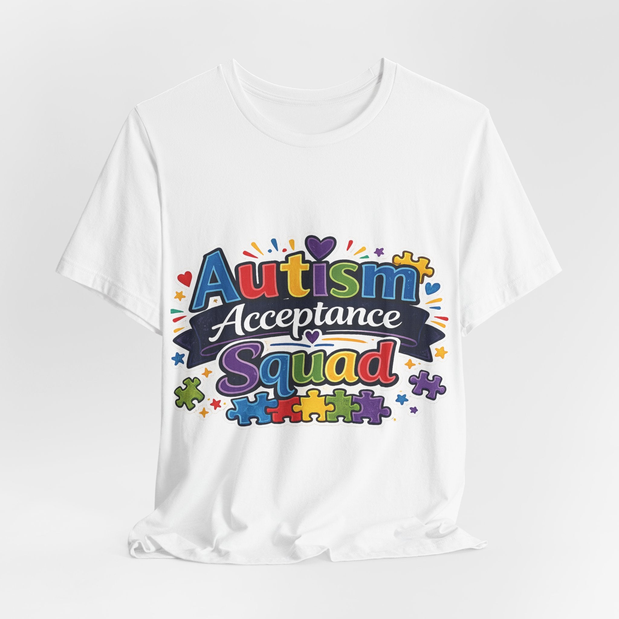 Autism Acceptance Squad Shirt, Autism T-Shirt, Inclusion Tee, Infinity Symbol Shirt, Neurodiversity Gift, Autism Family Apparel