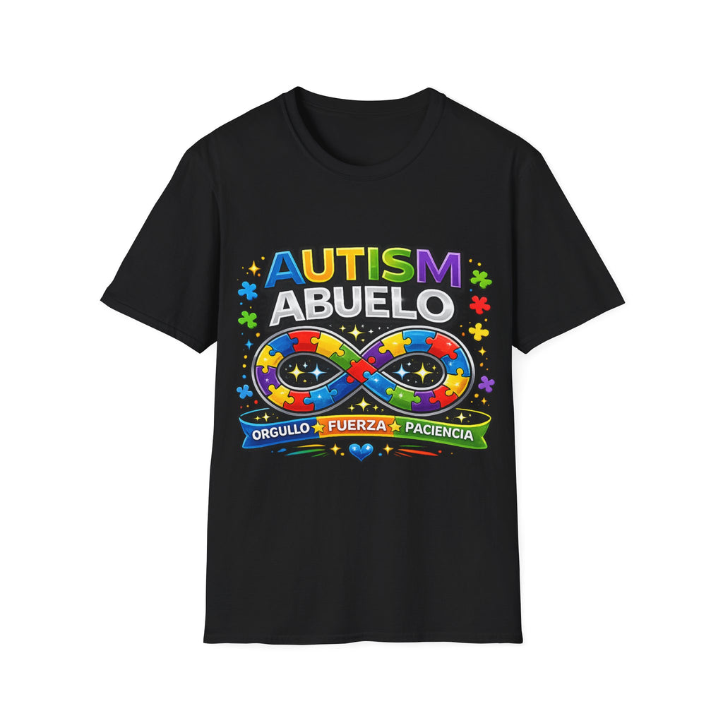 Autism Abuelo Shirt, Proud Autism Grandpa Tee, Spanish Grandpa Gift, Autism Acceptance Shirt, Infinity Symbol T-Shirt, Autism Family Apparel