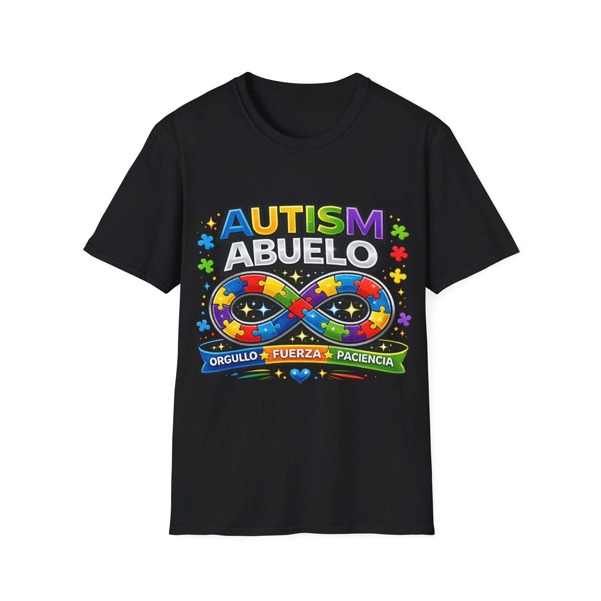Autism Abuelo Shirt, Proud Autism Grandpa Tee, Spanish Grandpa Gift, Autism Acceptance Shirt, Infinity Symbol T-Shirt, Autism Family Apparel