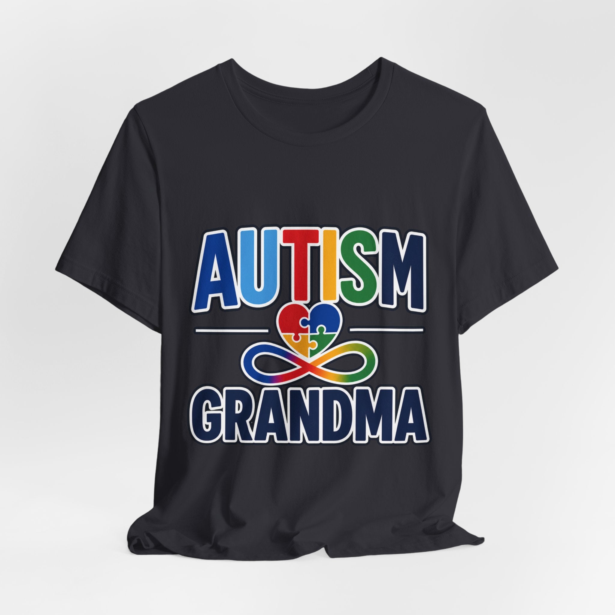Autism Grandma Shirt | Puzzle Heart Infinity T-Shirt | Proud Autism Grandma Tee | Autism Awareness & Acceptance Gift