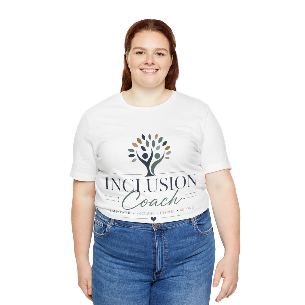 Inclusion Coach T-Shirt | Tree Logo, Empower Inclusivity, Diversity