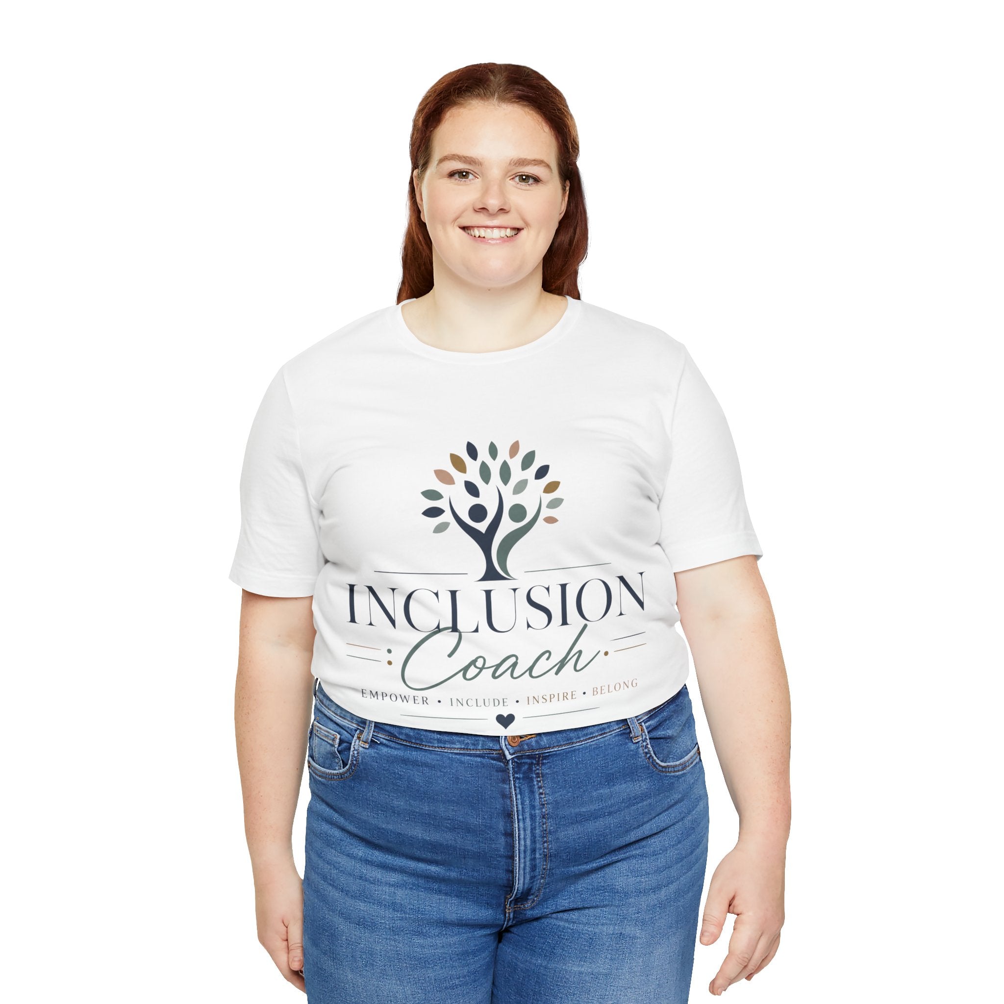 Inclusion Coach T-Shirt | Tree Logo, Empower Inclusivity, Diversity