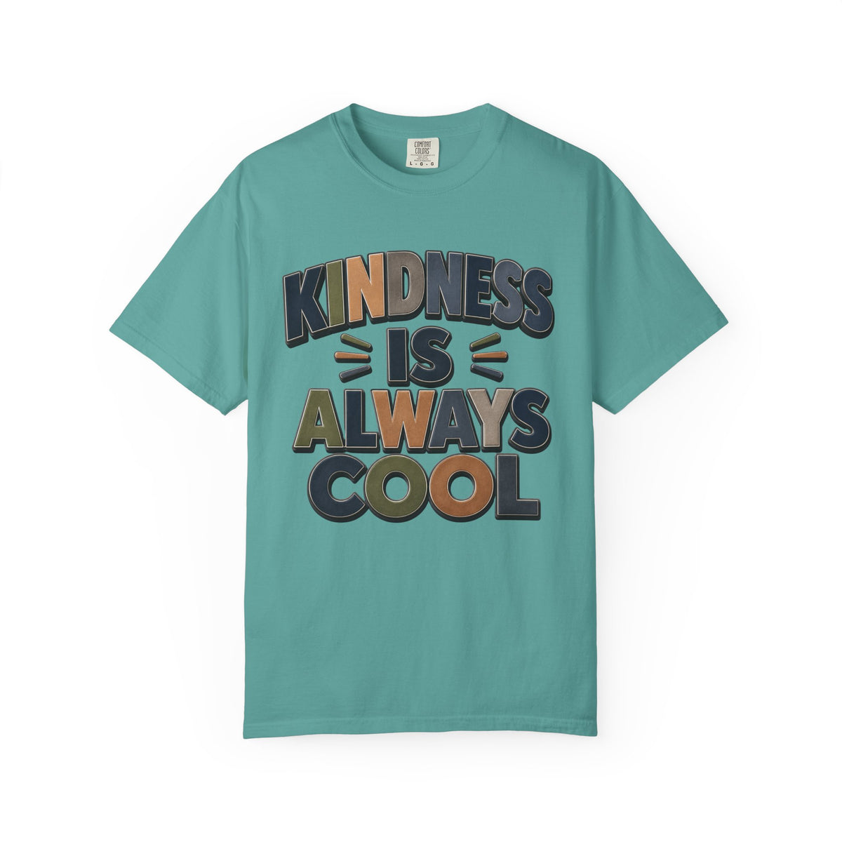Kindness Is Always Cool T-Shirt | Retro Bold Lettering, Positive Message